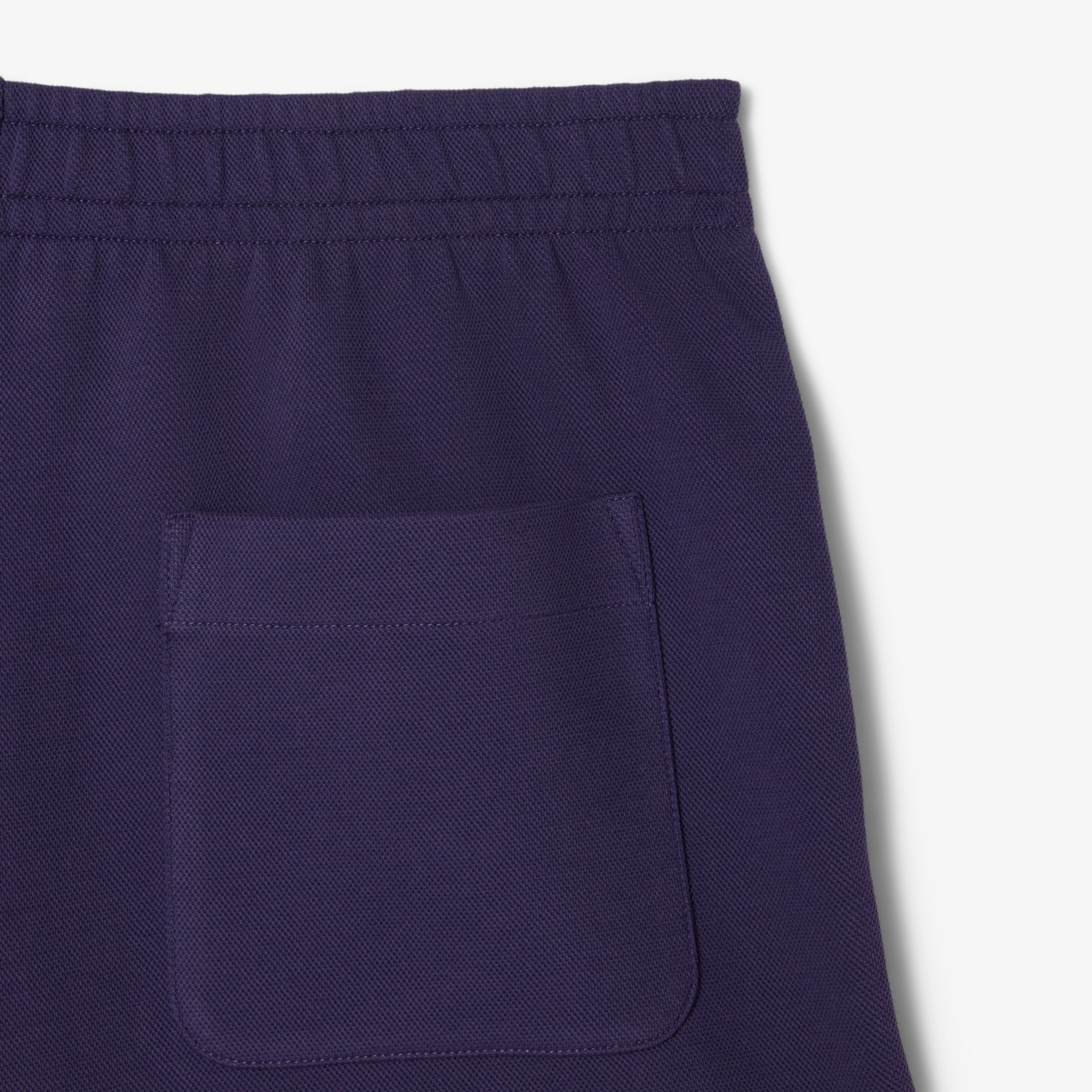 Women's Double Face Piqué Shorts - Purple
