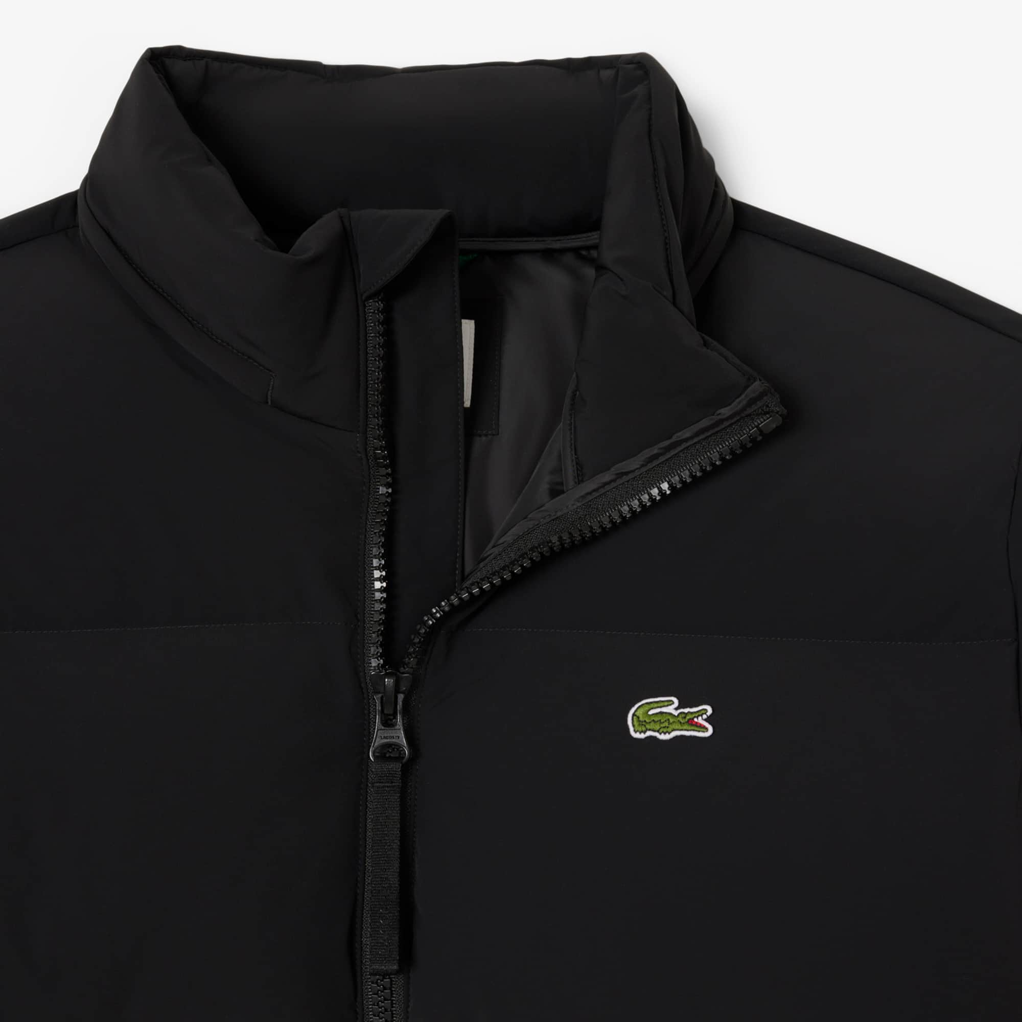 Men's Water-Repellent Hooded Down Jacket - Black