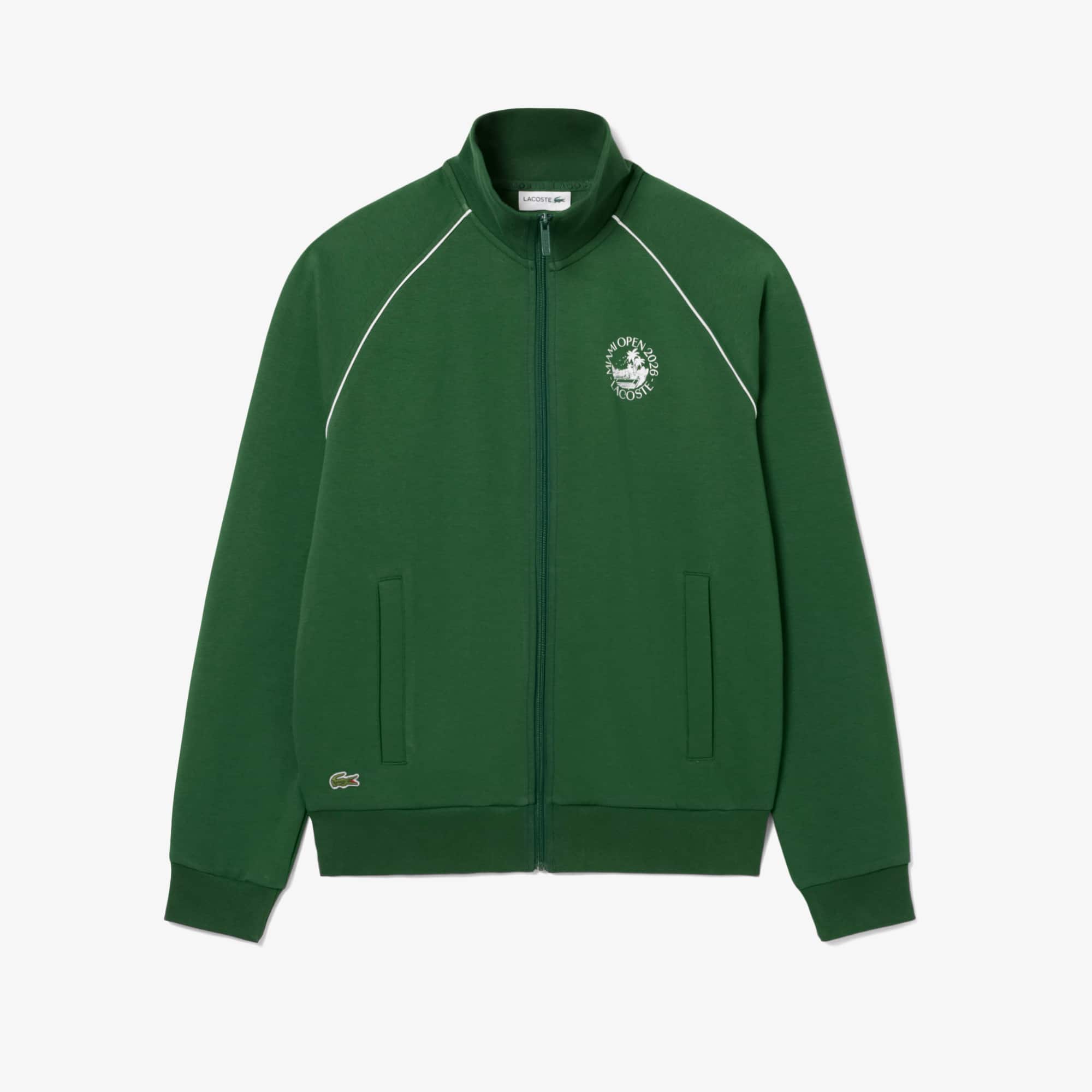 Miami Open Edition Zipped Sweatshirt - Pine green