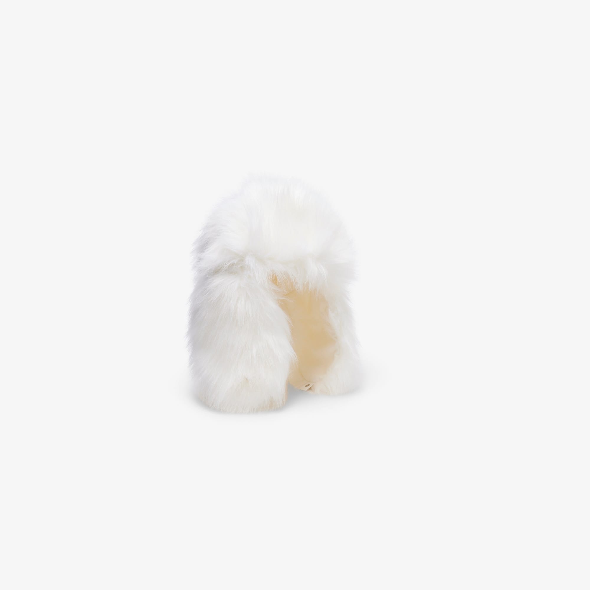 Women's Faux Fur Chapka - White