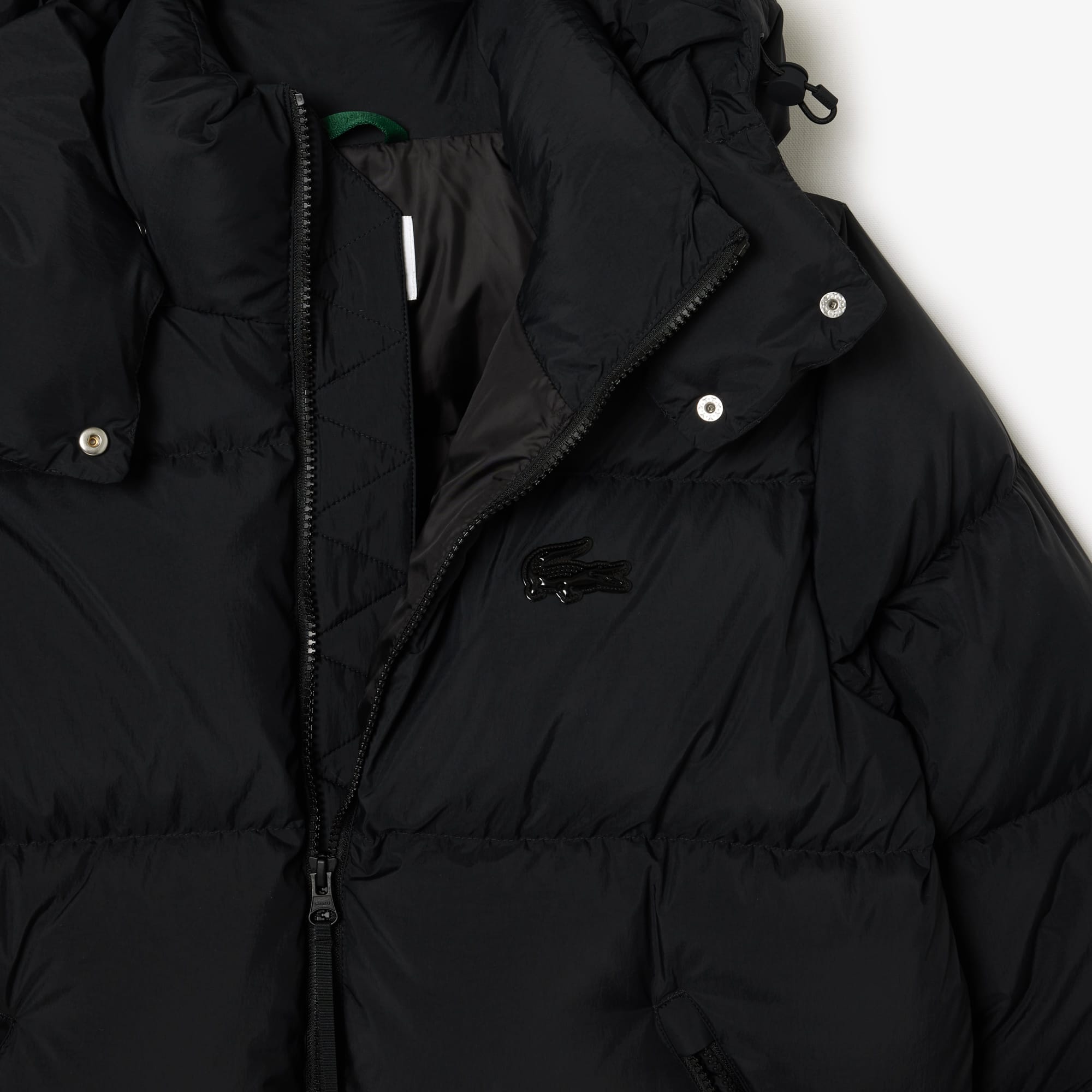 Women's Relaxed Fit Hooded Down Jacket - Black