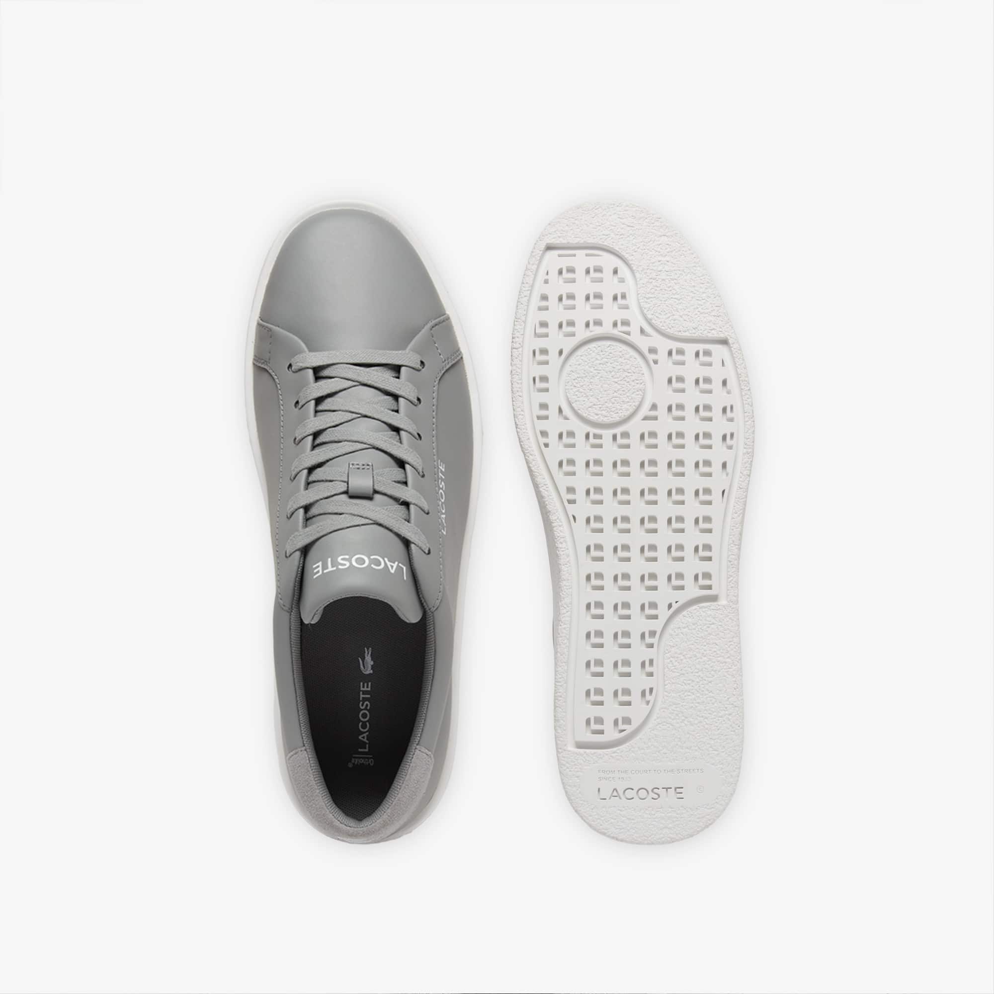 Men's Courtderby Leather Sneakers - GRY/WHT