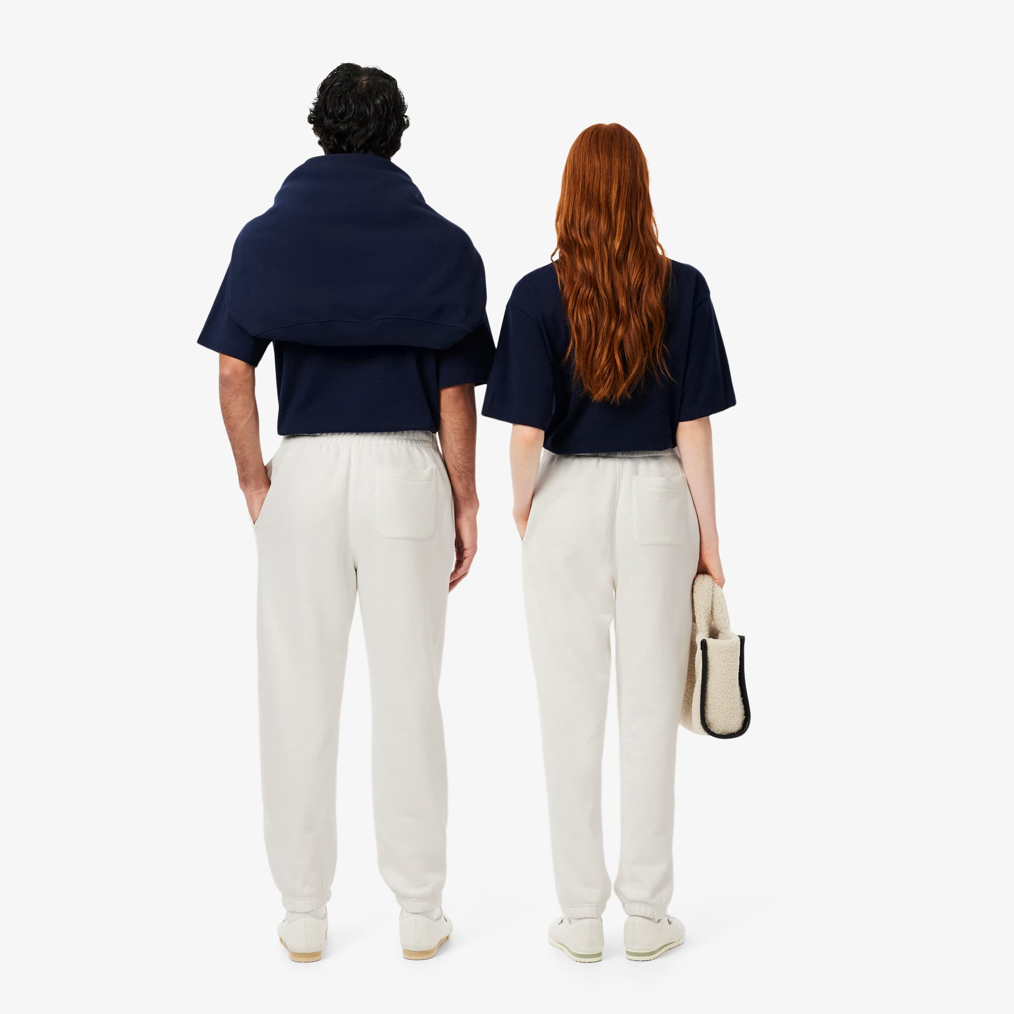 Unisex Fleece Sweatpants - White