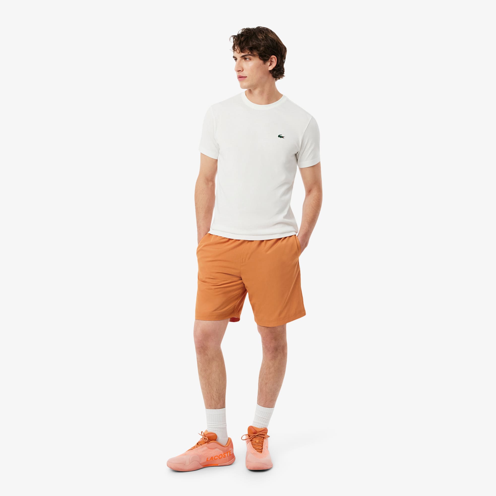 Men's Lightweight Tennis Shorts - Orange