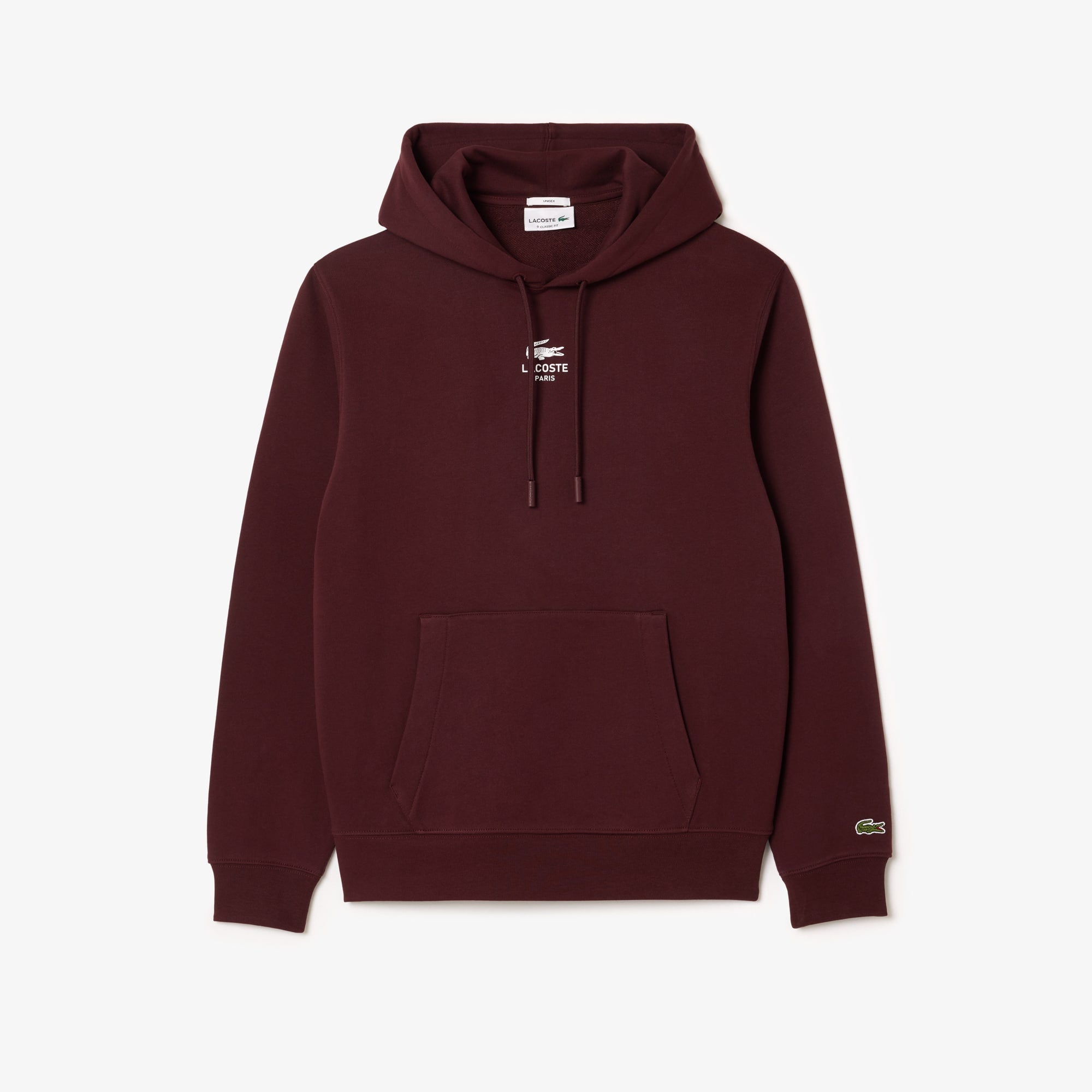 Unisex Print Hoodie - Bordeaux dark