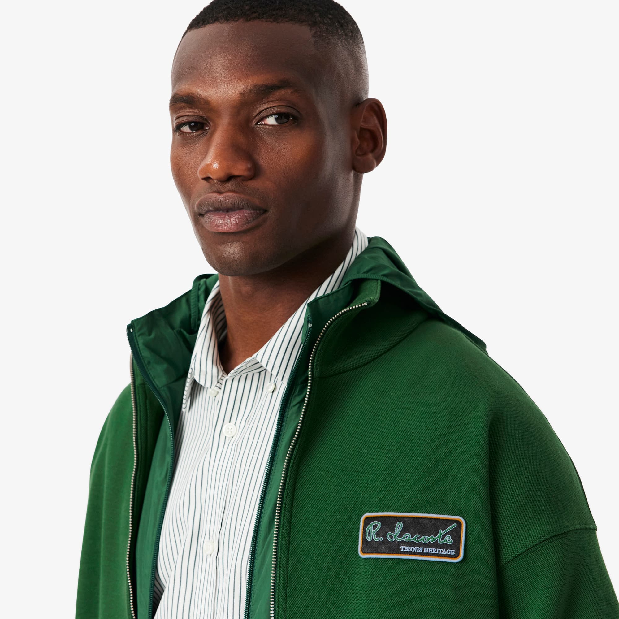 Men's Loose Fit Signature Badge Sweatshirt - Pine green