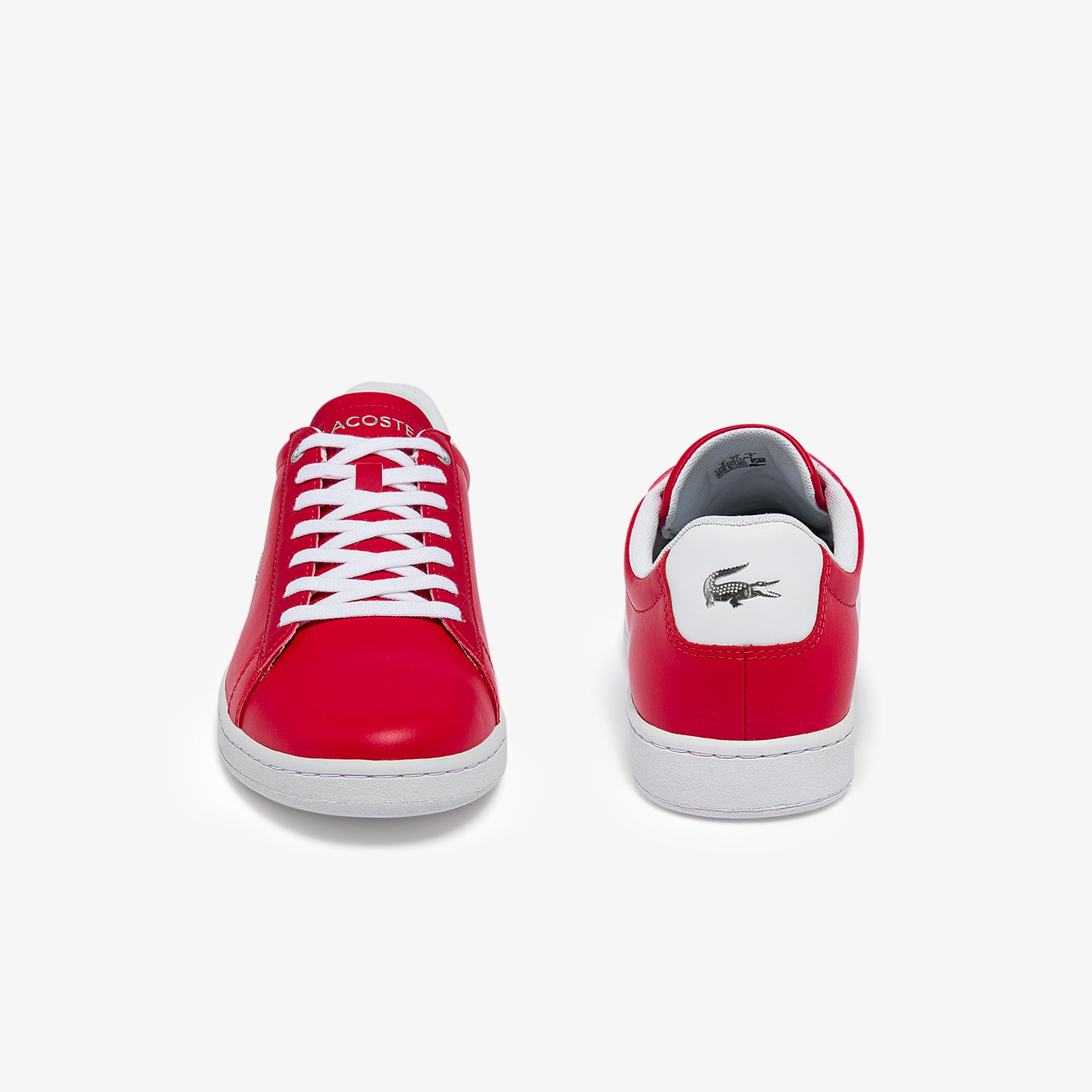 Men's Hydez Leather Sneakers - RED/WHITE