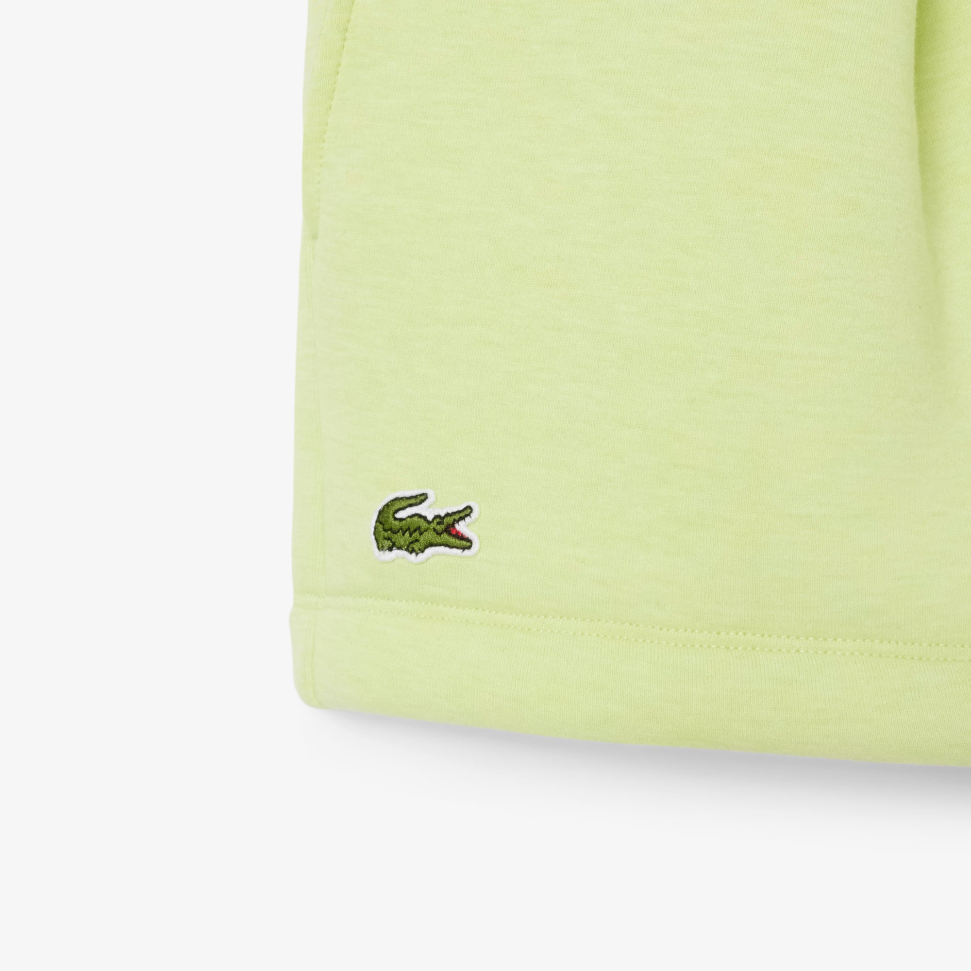 Pleated Cotton Shorts - Vert Clair