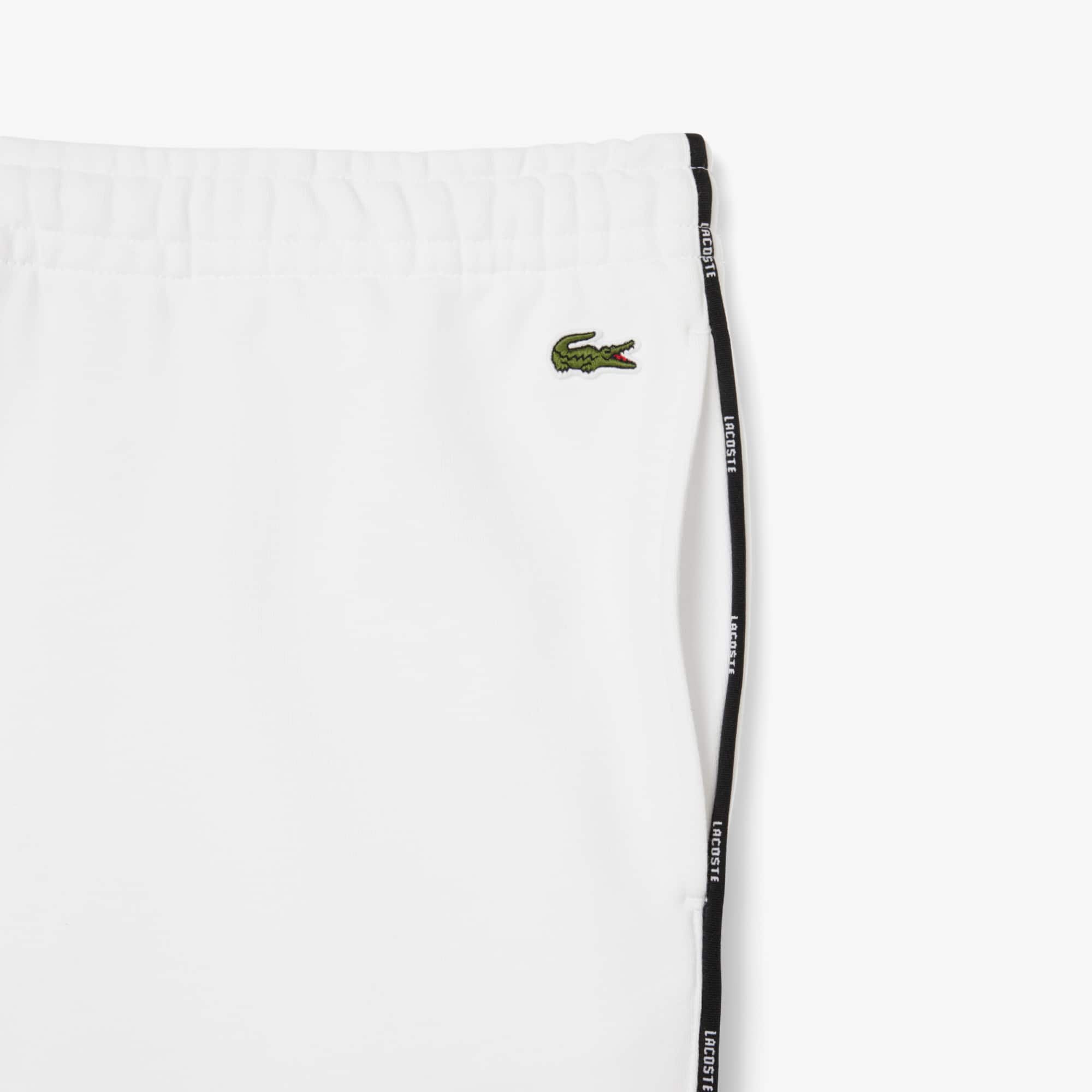 Men's Logo Trim Sweatpants - White