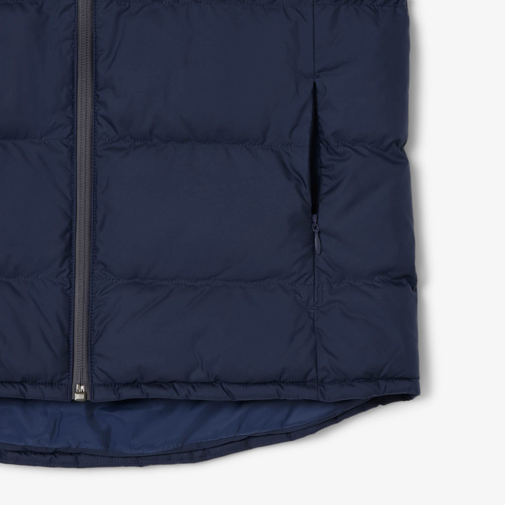 Women's Quilted Down Vest - Navy Blue