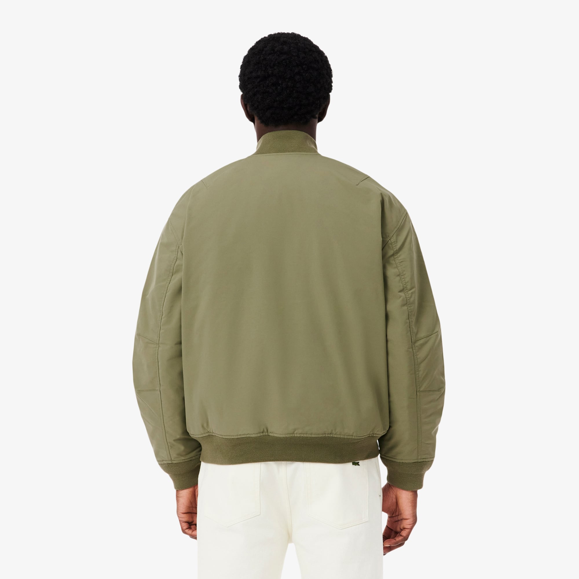 Water-Repellent Bomber - Khaki Green