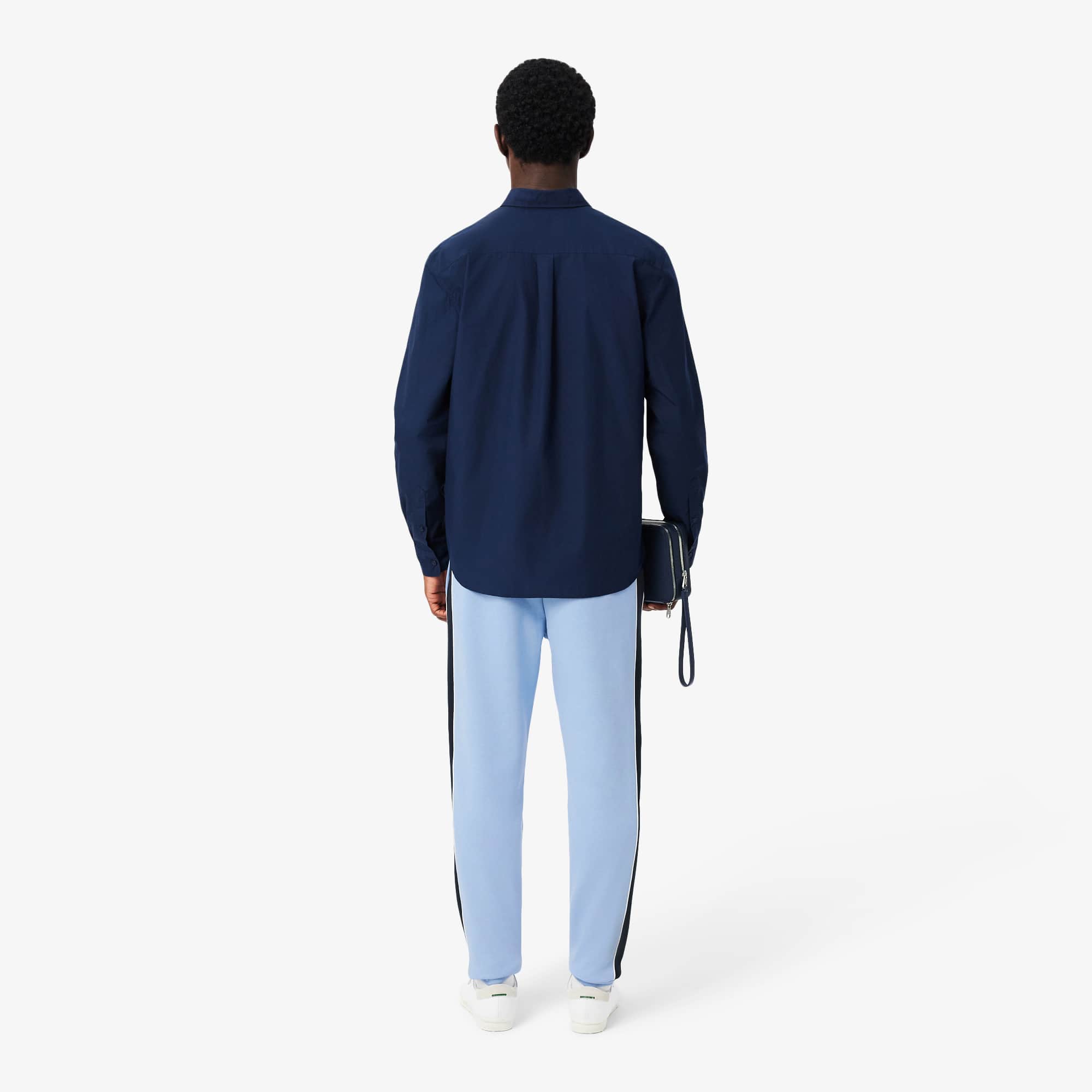 Tapered Leg Sweatpants - Bleu Clair / Noir