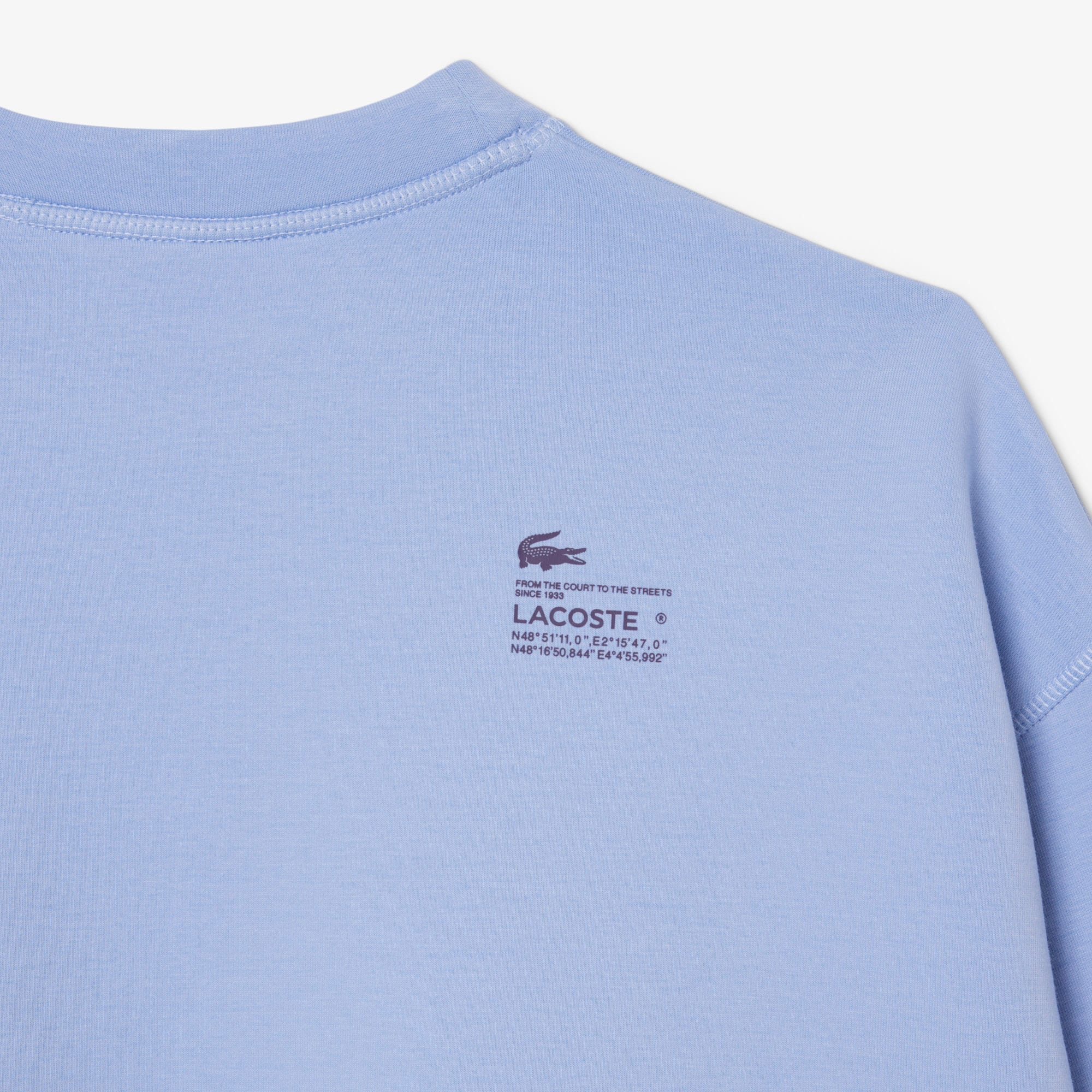 Women's Oversized Cotton Sweatshirt - Purple