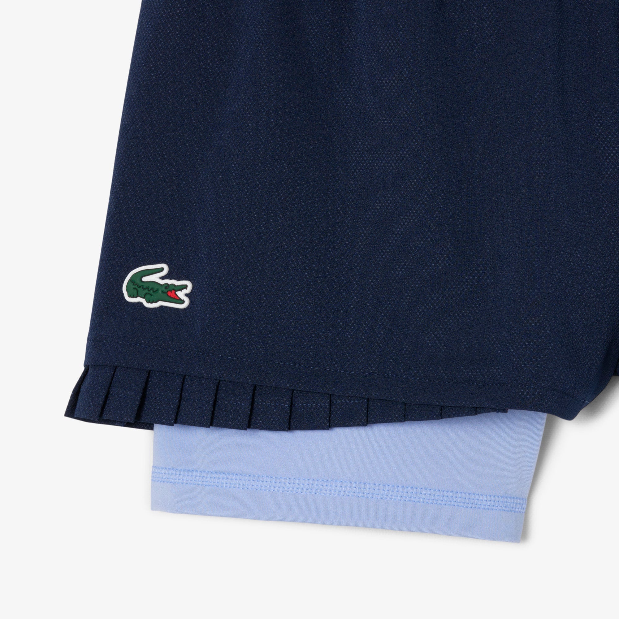 Women's Ultra Dry Lined Tennis Shorts - Navy Blue / Purple