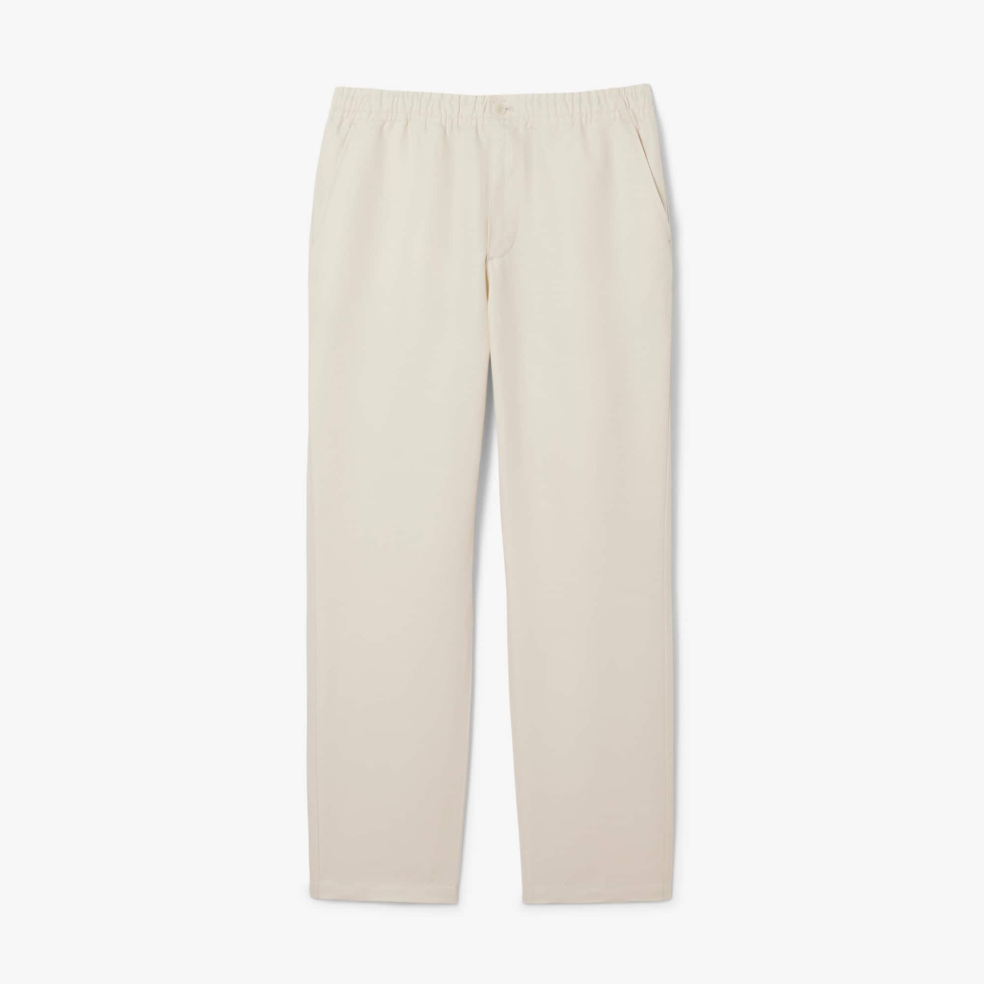 Men's Regular Fit Linen Twill Pants - Beige