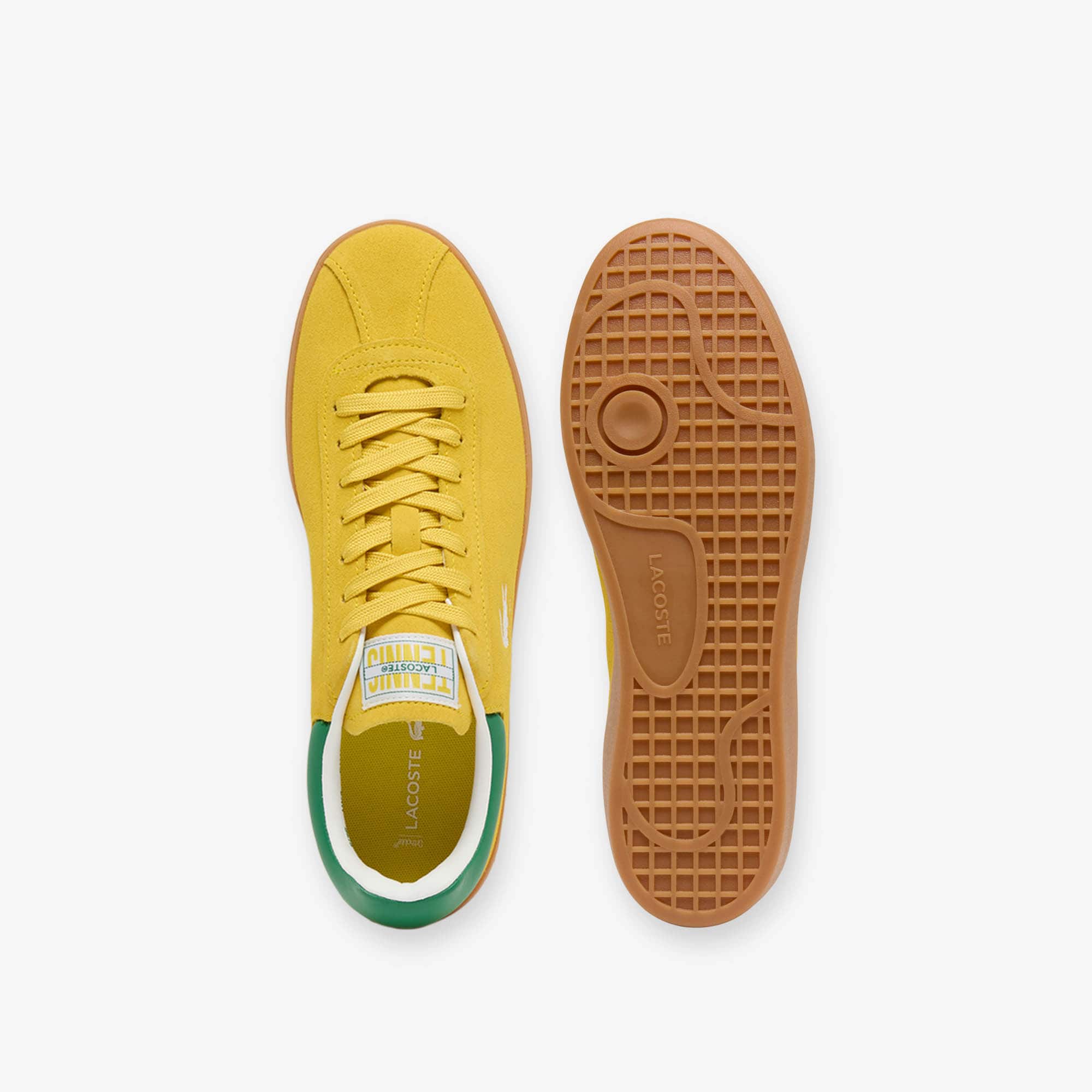Men's Baseshot Suede Sneakers - YLW/GUM