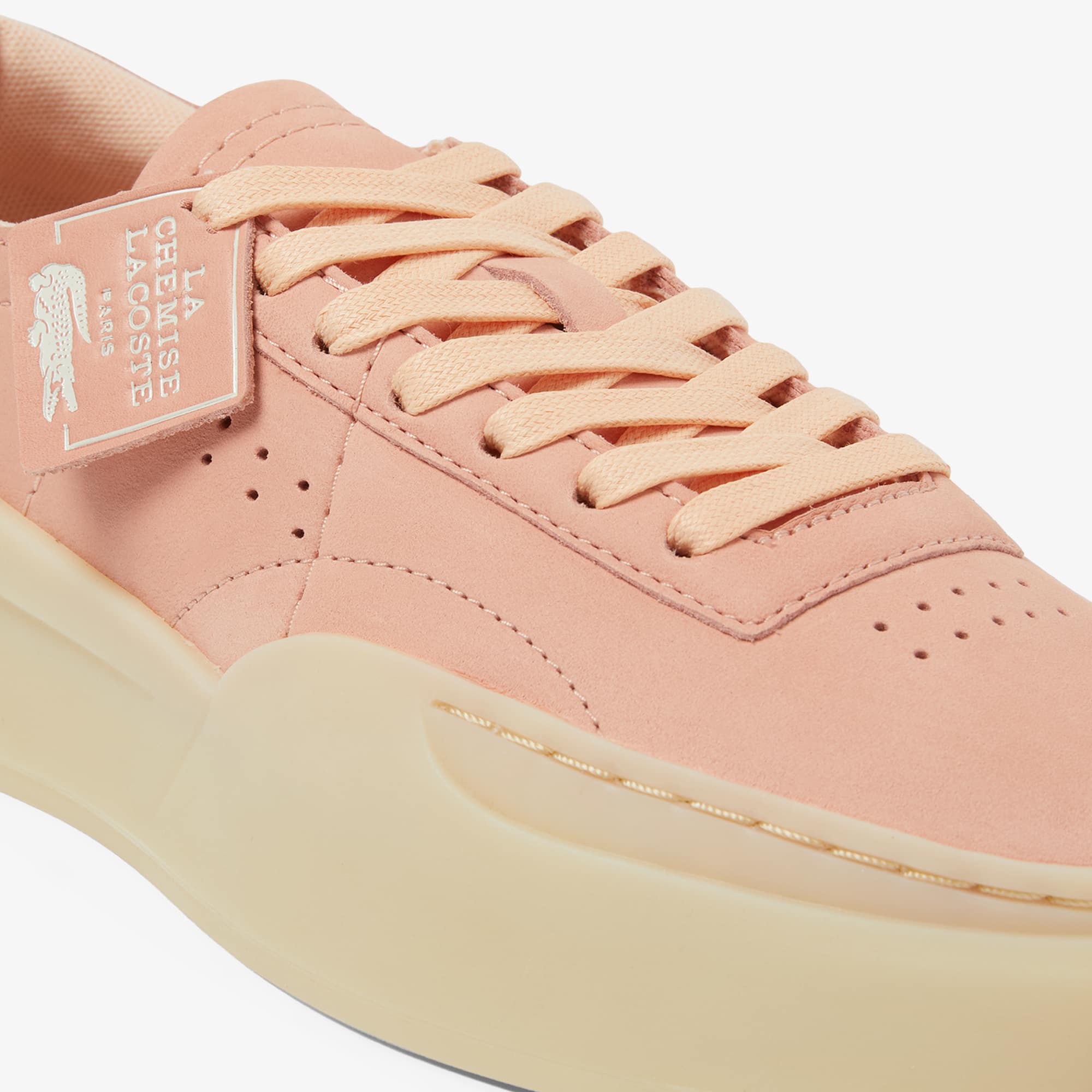 Women's Aura Club Leather Sneakers - PNK/LT TAN