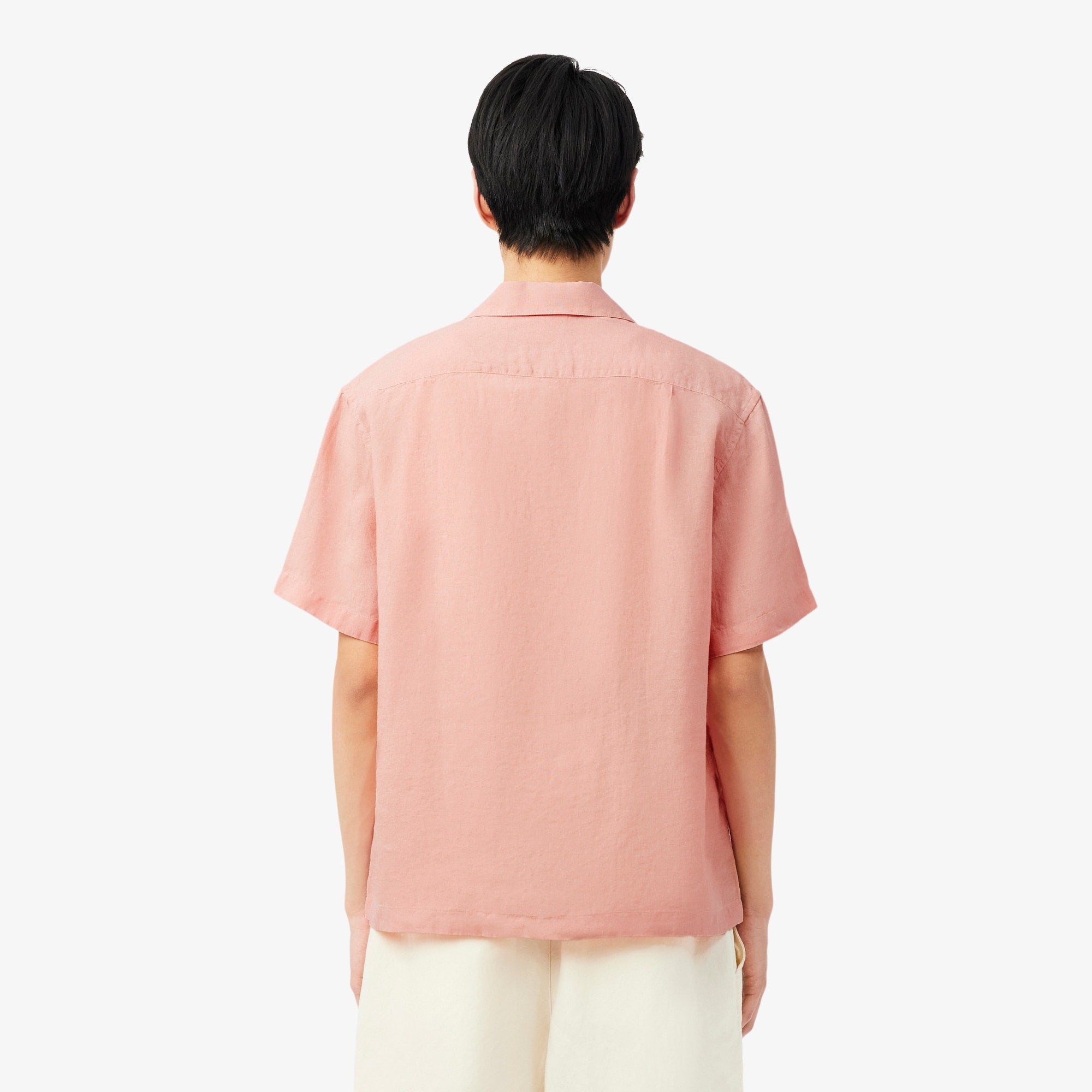 Relaxed Fit Linen Shirt - Rose