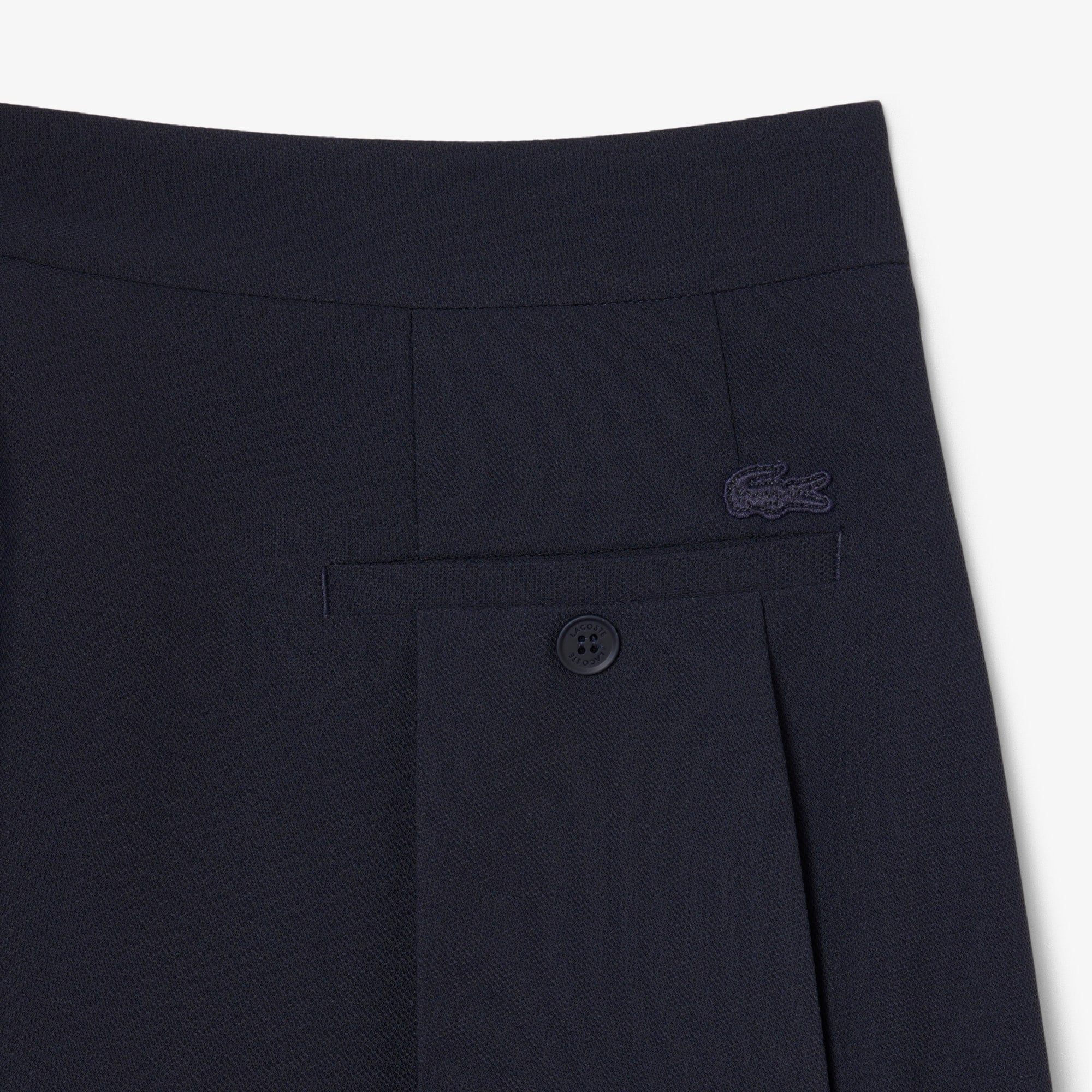 Short Fluid Pleated Skirt - Abysm blue