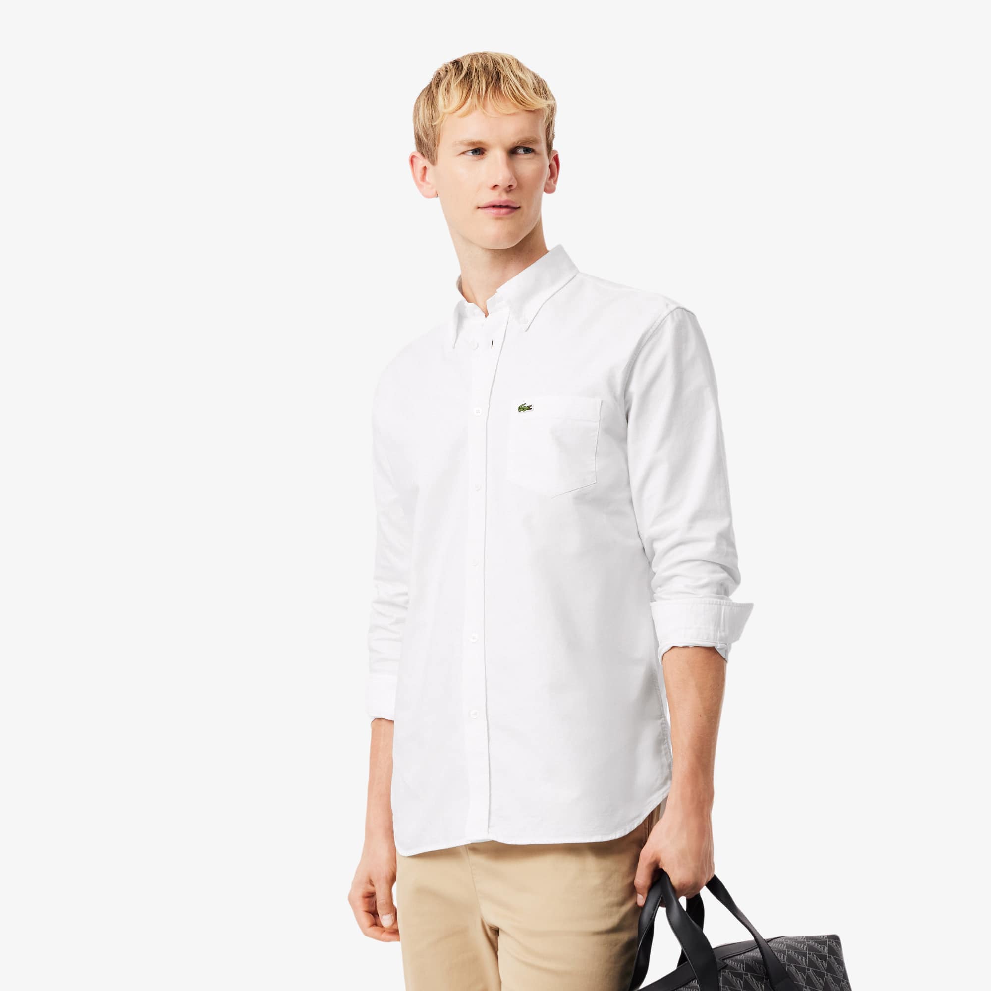 Men's Regular Fit Oxford Shirt - White