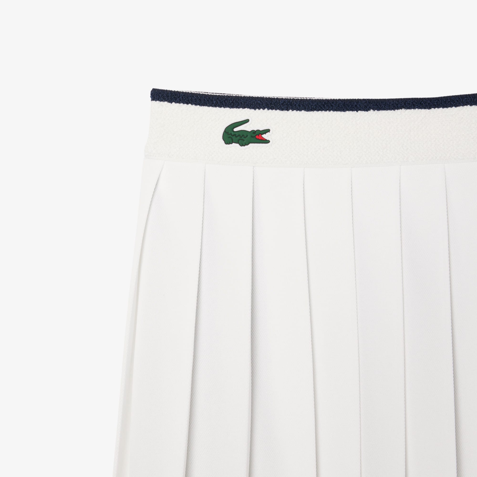 Women's Ultra Dry Tennis Heritage Stretch Skirt - White / Navy Blue