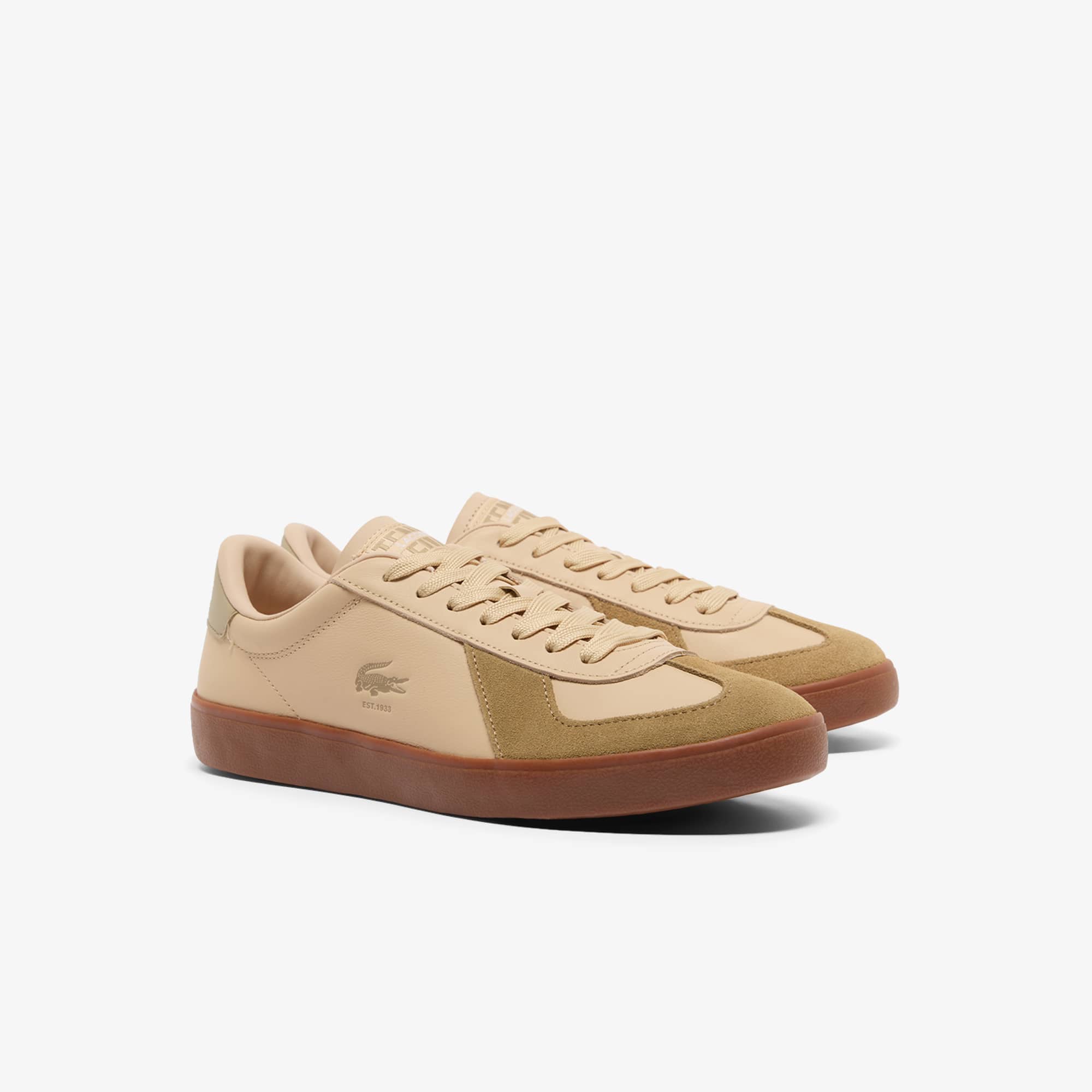 Men's Baseshot Pro Leather Sneakers - NAT/GUM