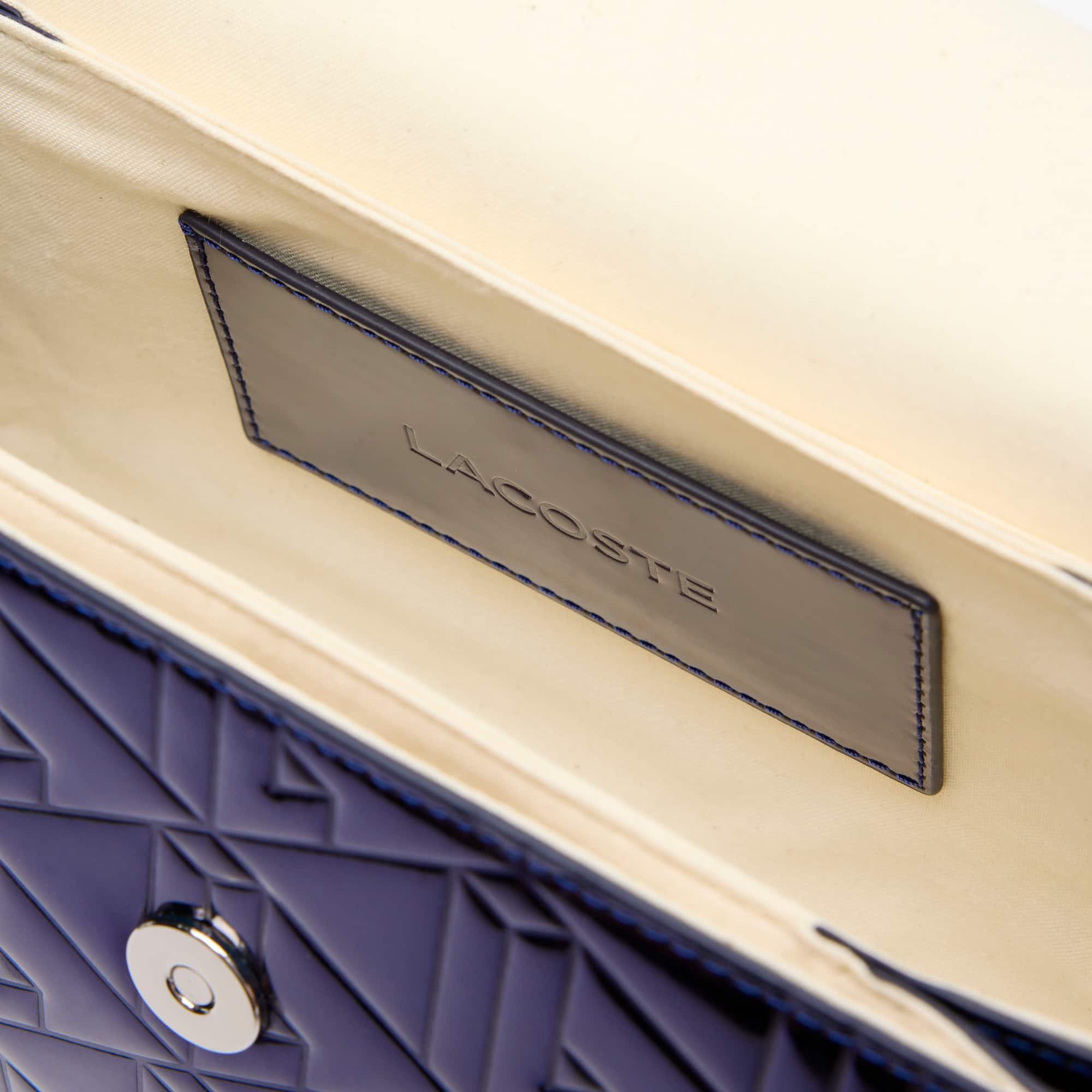 Metallic Shoulder Bag - SHINY DARK BLUE