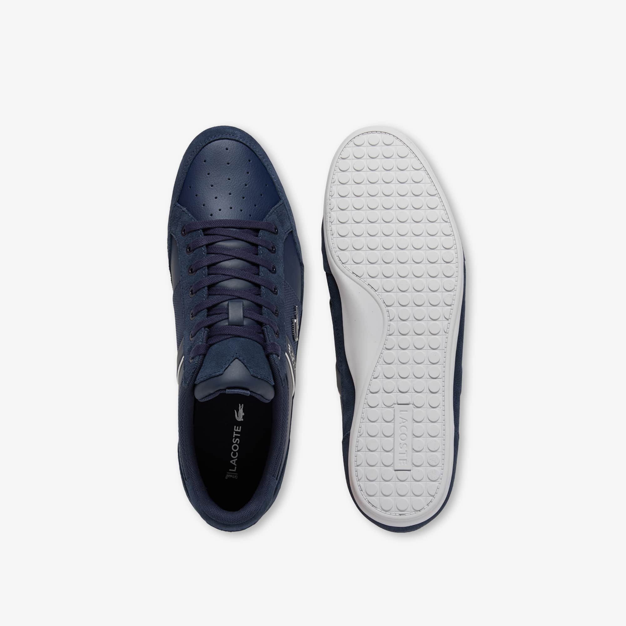 Men's Chaymon Suede Sneakers - NVY/WHT