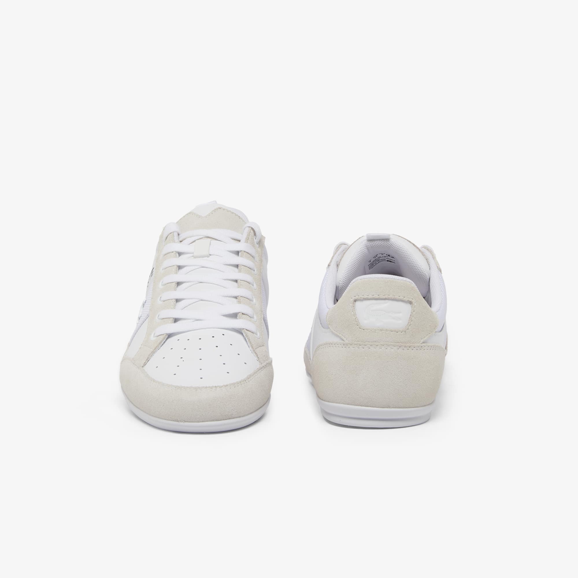 Men's Chaymon Suede Sneakers - WHITE/WHITE