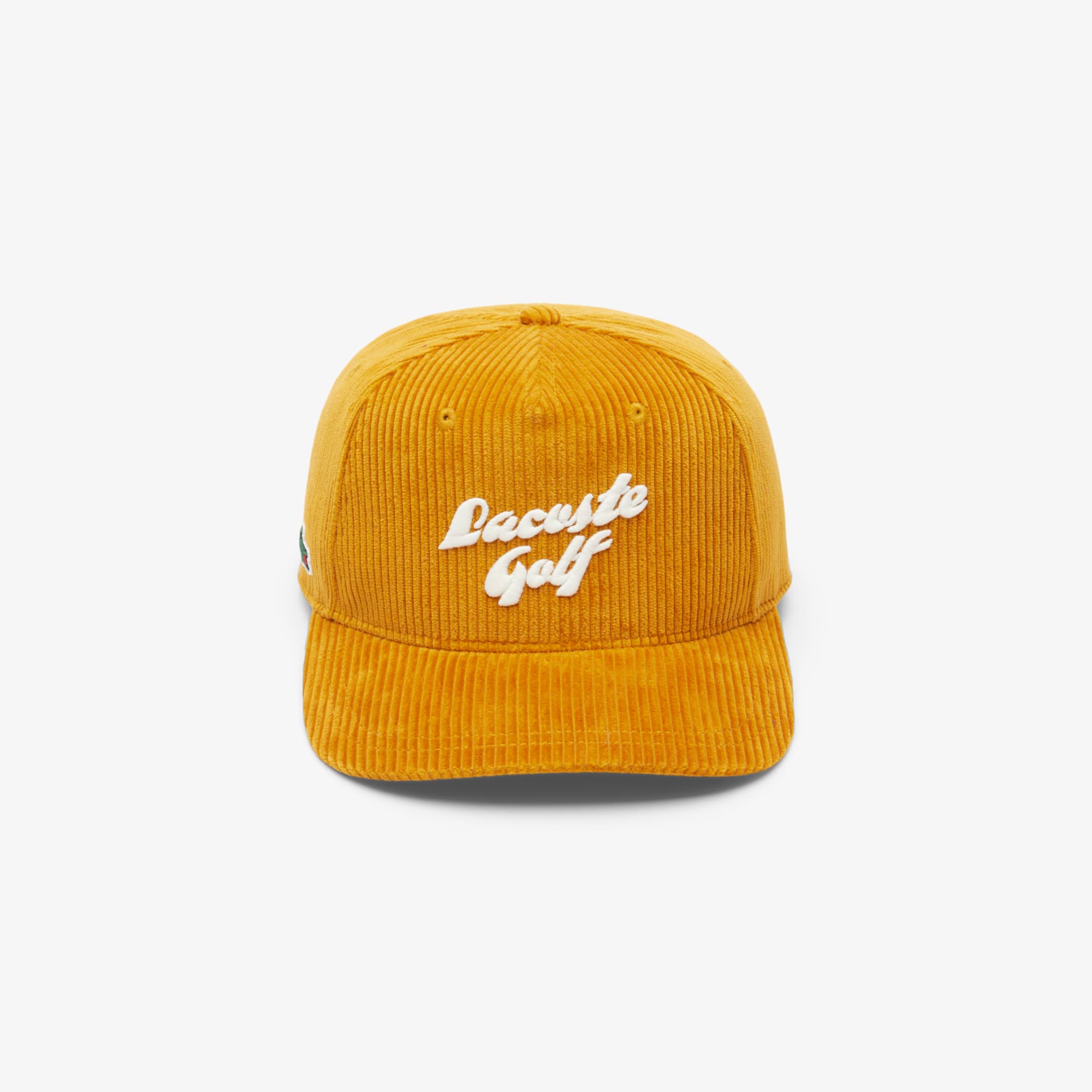 Men's Embroidered Corduroy Golf Cap - Orange