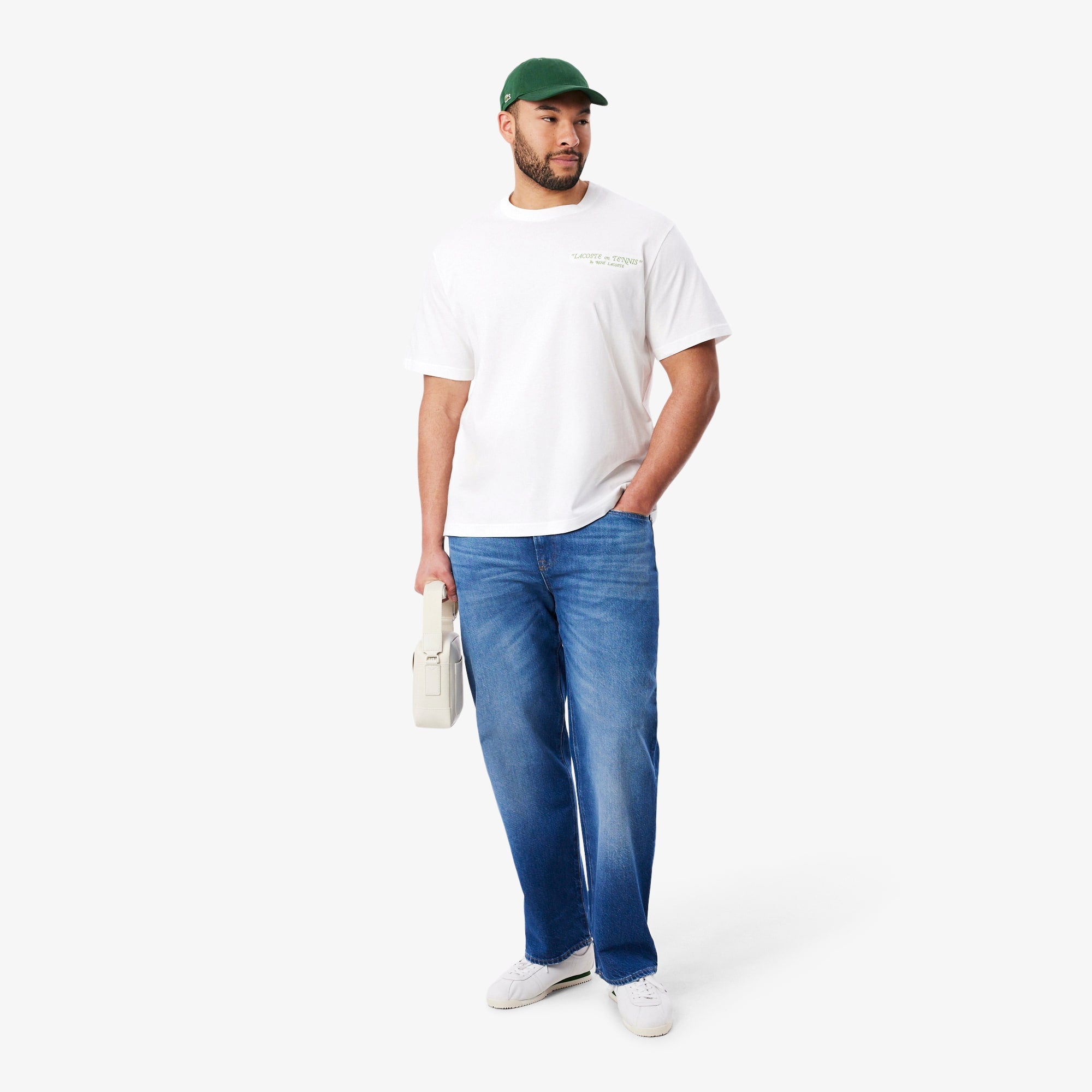 Embroidered Cotton T-Shirt - White