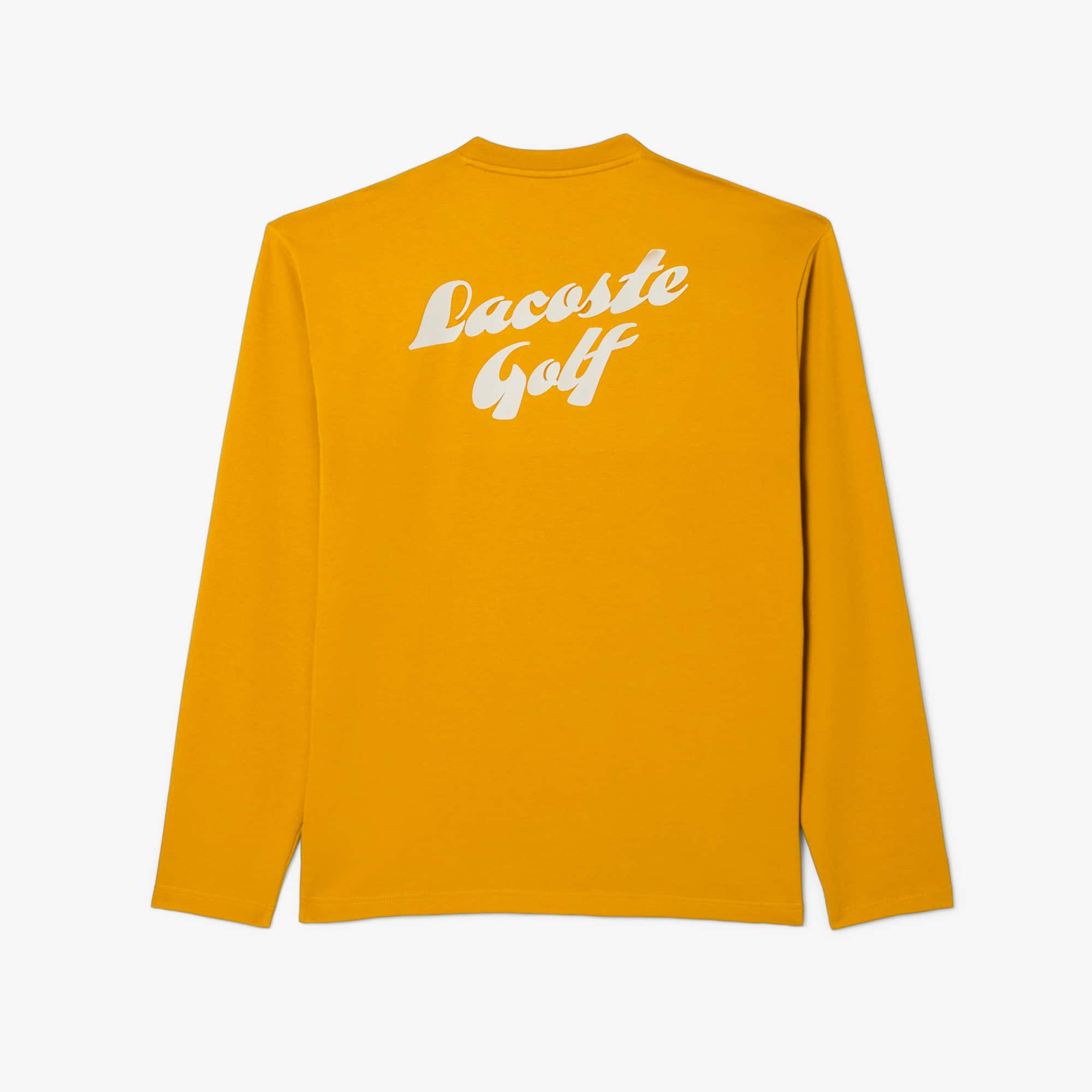 Men's Ultra Dry Long Sleeve Golf T-Shirt - Orange