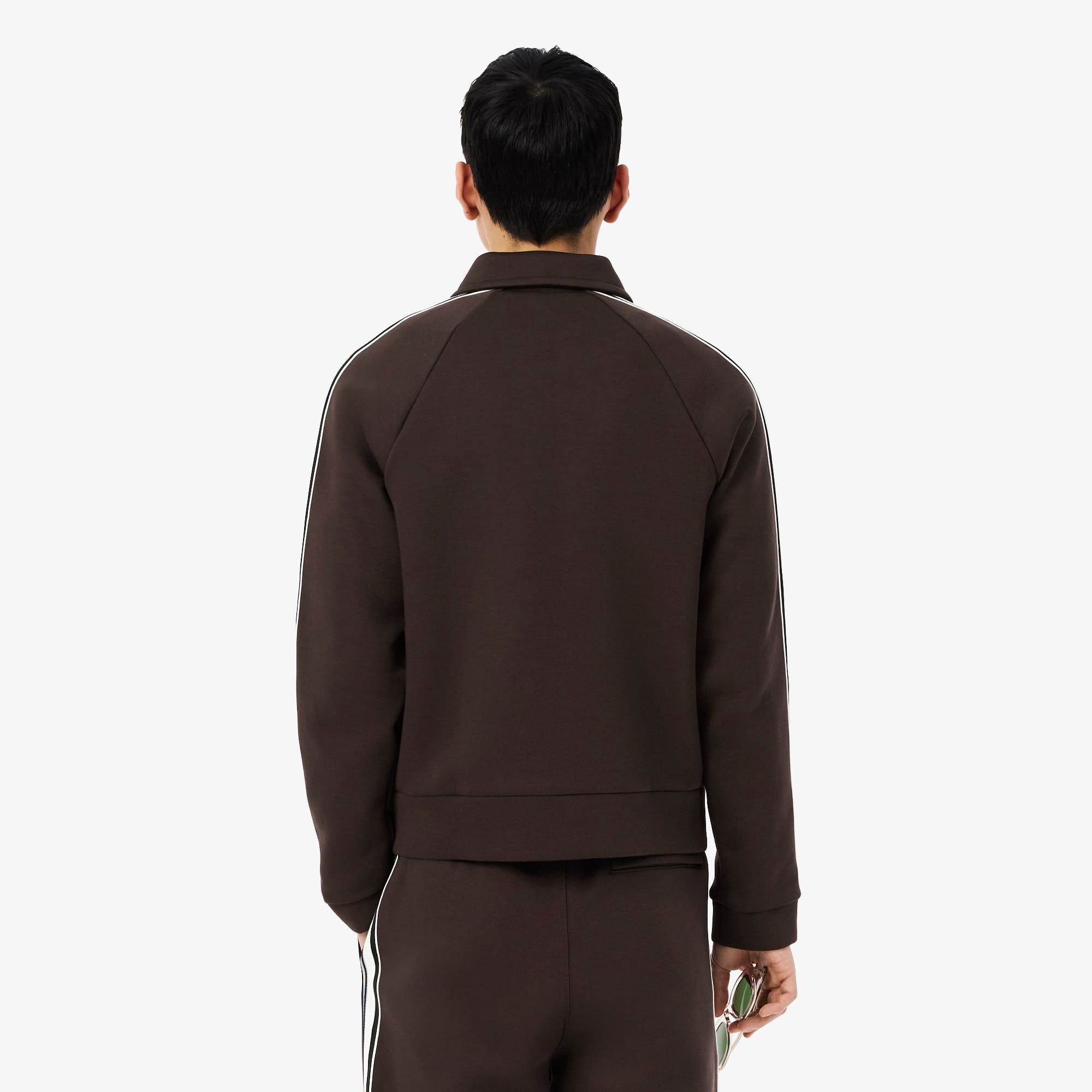 Men's Made In France Zip-Up Sweatshirt - Brown