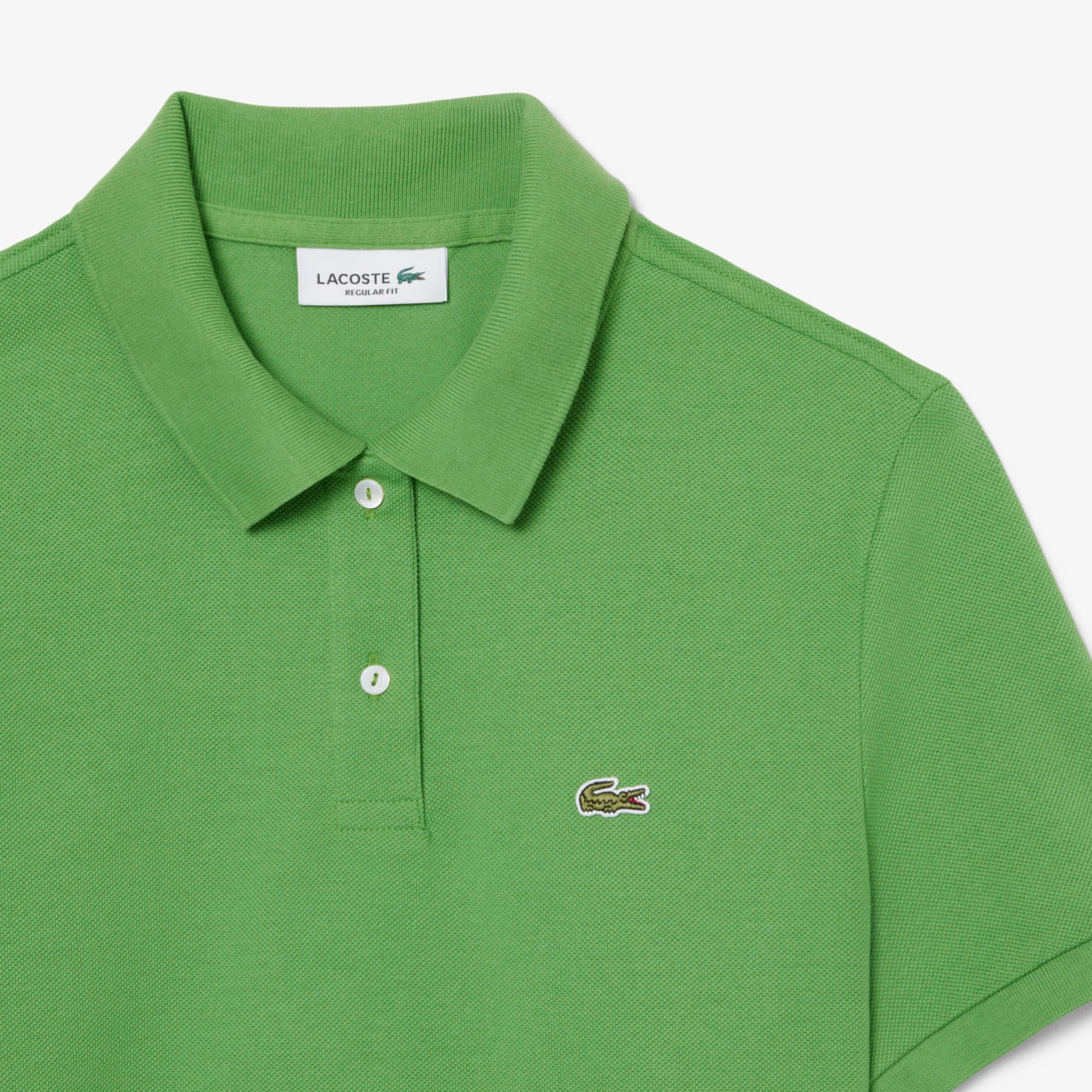 Women's Regular Fit Supple Petit Piqué Polo - Vert