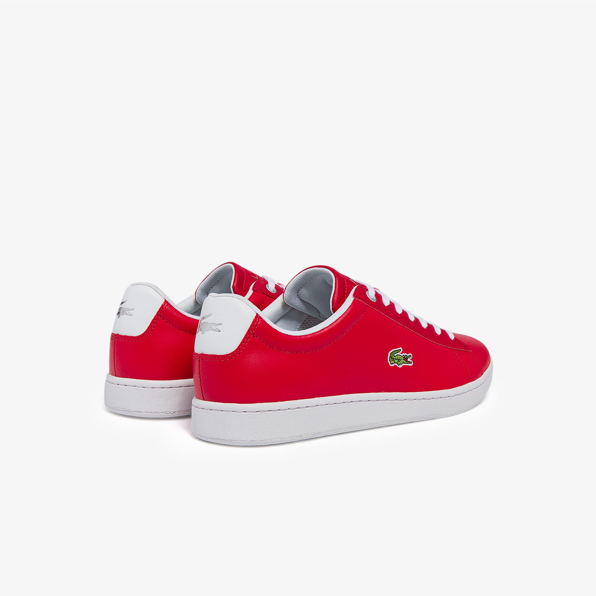 Men's Hydez Leather Sneakers - RED/WHITE
