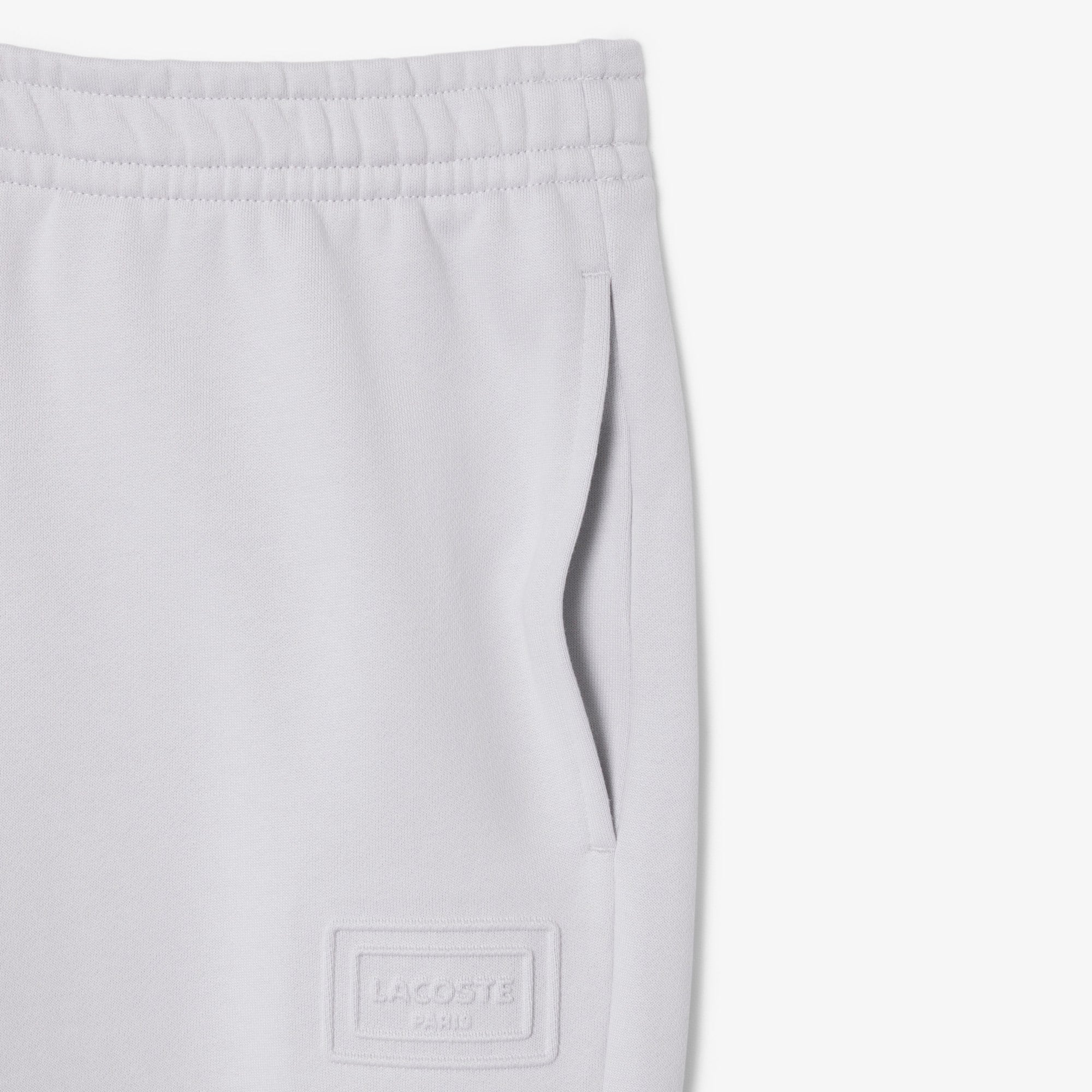 Embossed Branding Sweatpants - Light Grey
