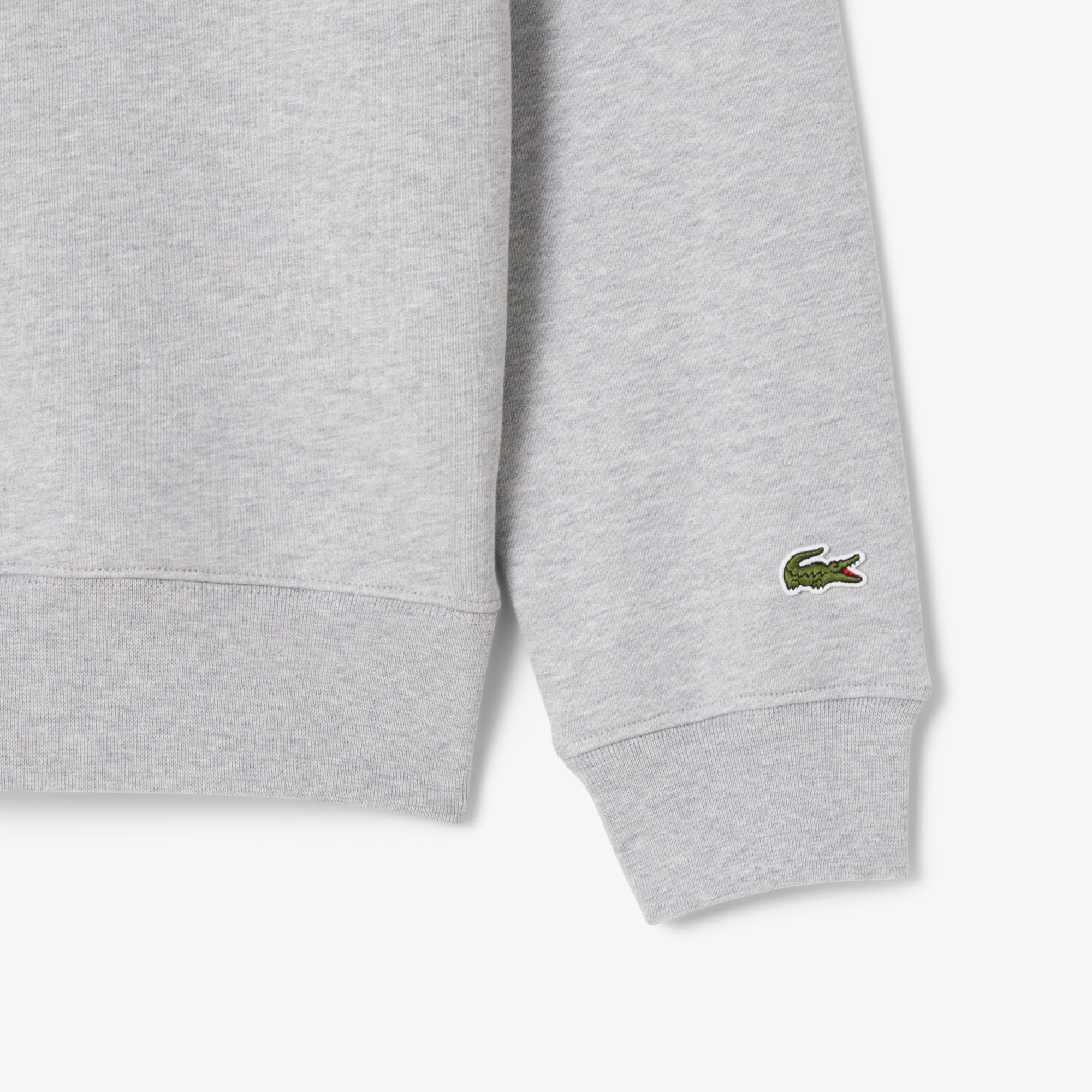 Men's Classic Fit Printed Crew Neck Sweatshirt - Grey Chine