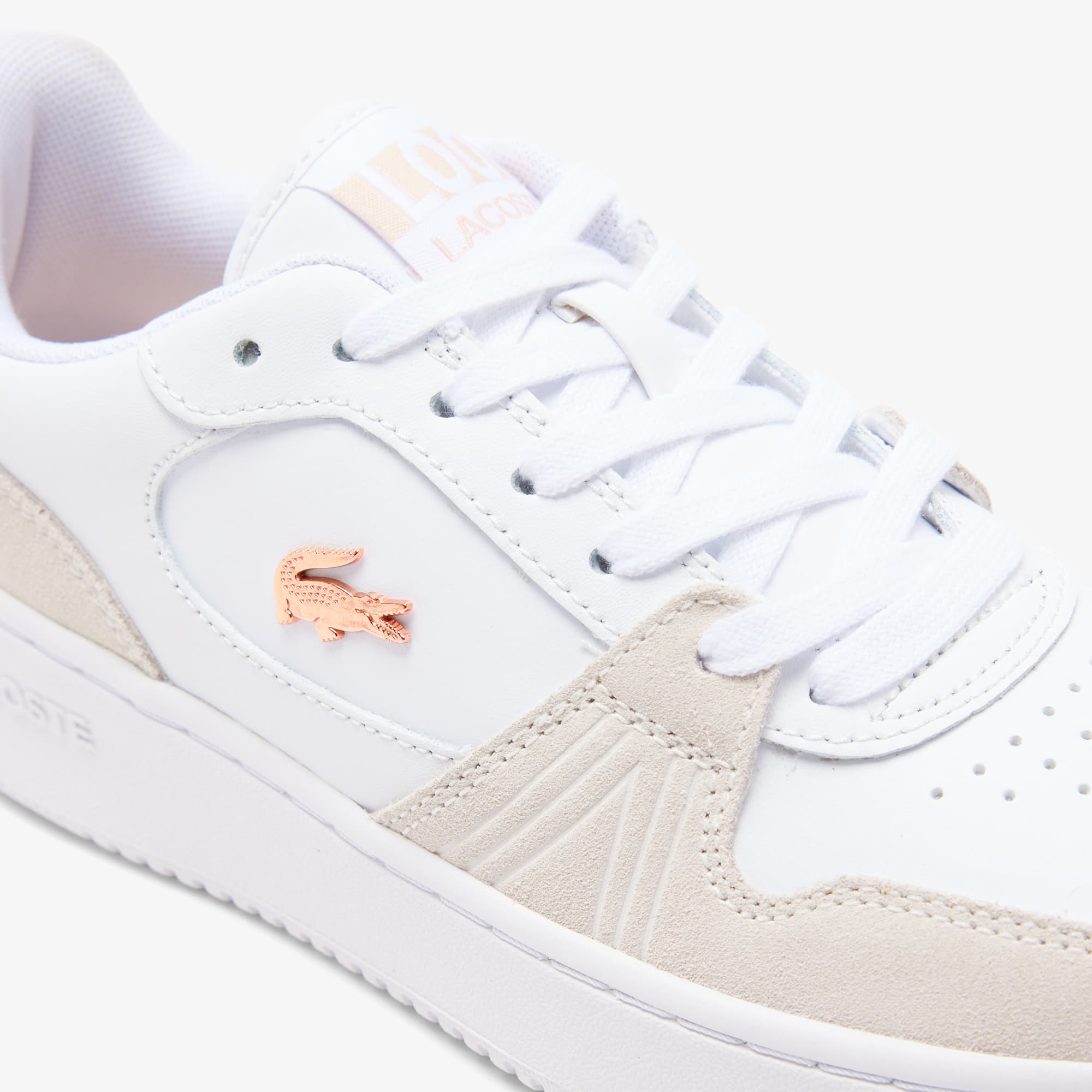 Women's L001 Set Suede Sneakers - WHT/LT PINK