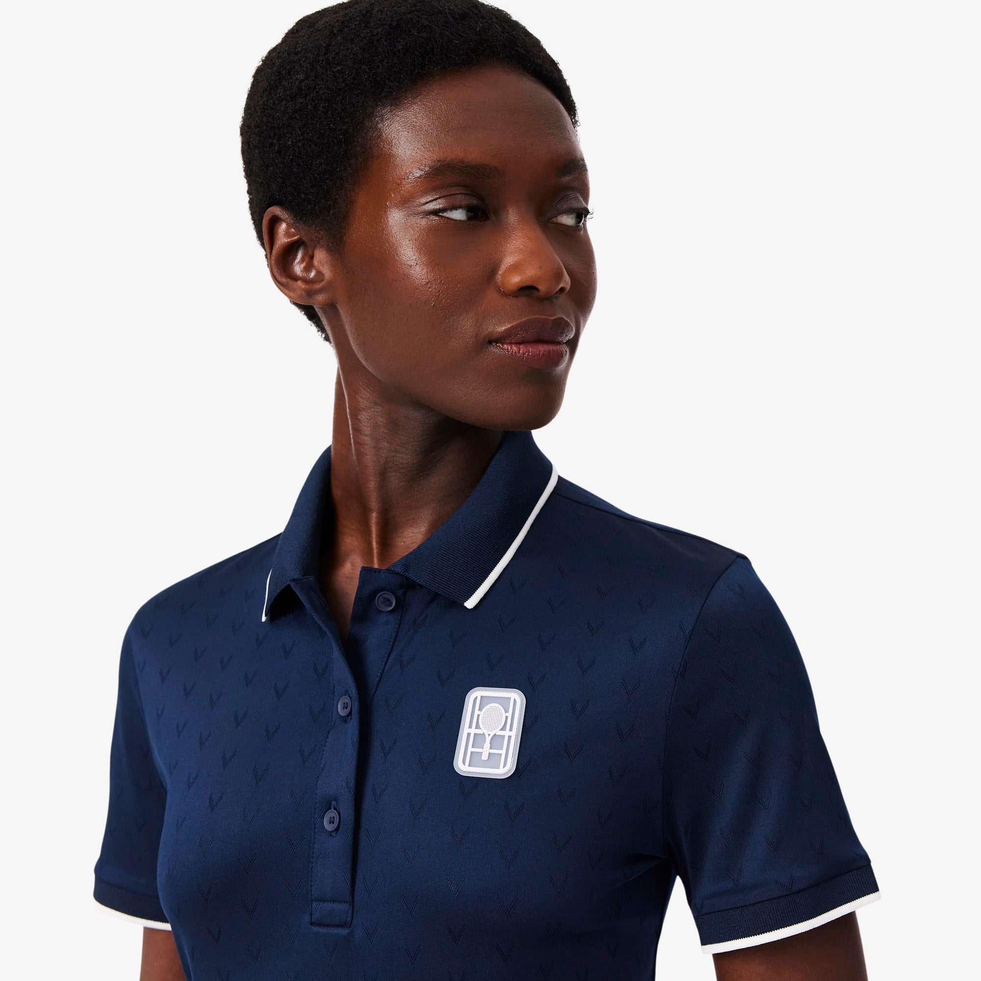 Tennis Heritage Ultra Dry Stretch Polo - Navy Blue