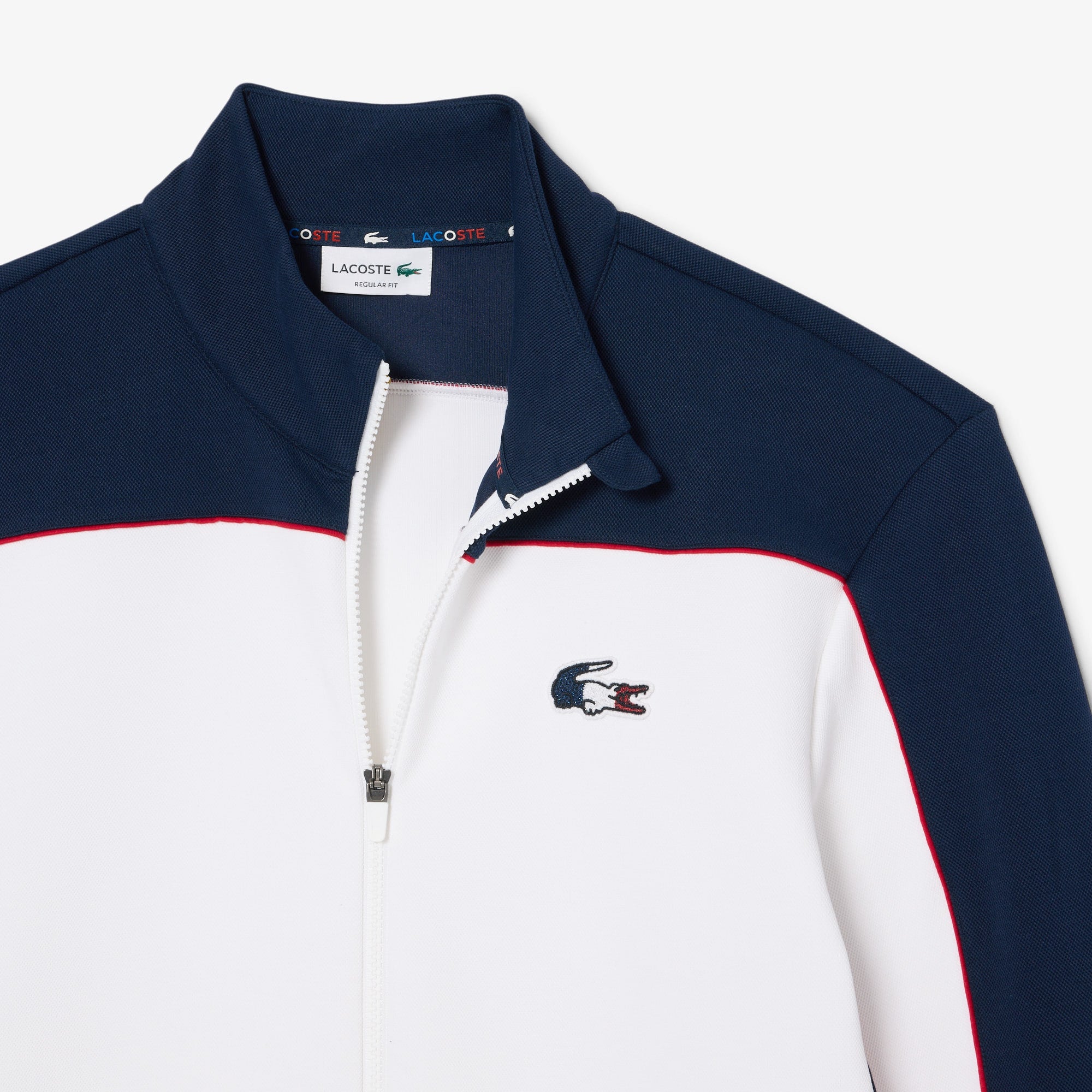 French Tennis Team Ceremony Jacket - Navy Blue / White / Red