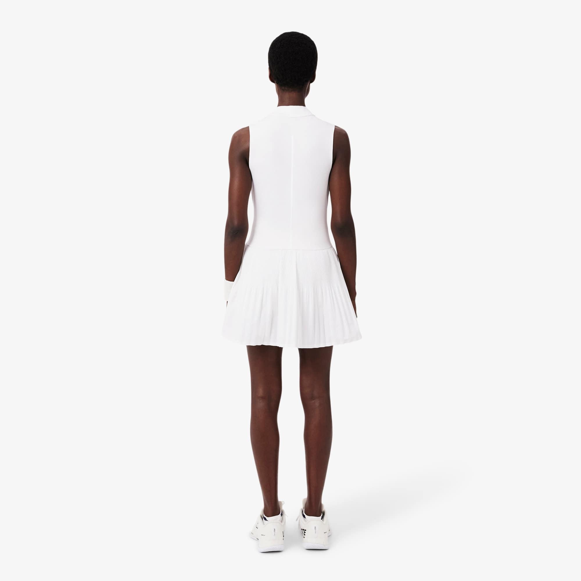 Ultra Dry Stretch Tennis Dress with Liner - White
