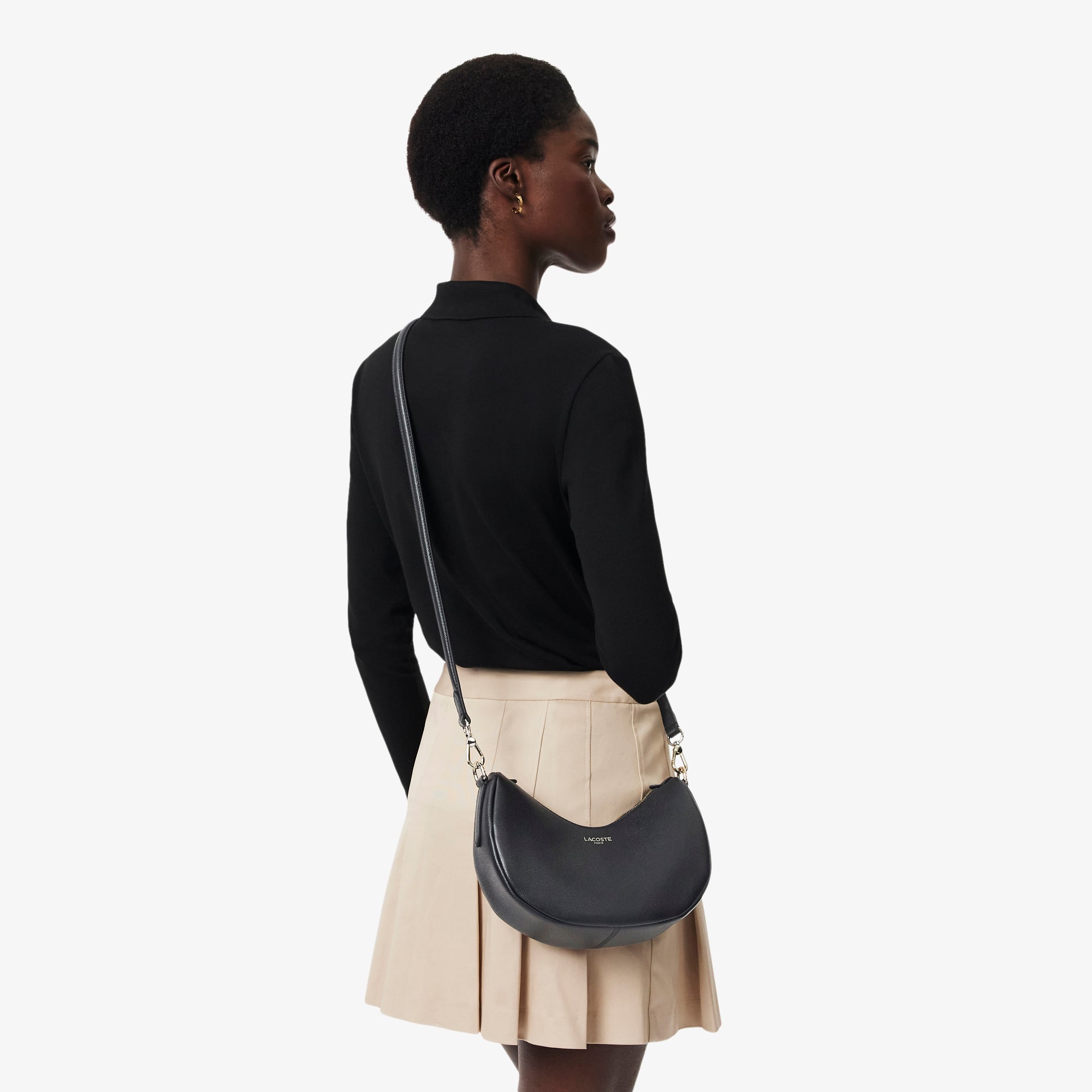 Small Champs-Élysées Half-Moon Bag - Black