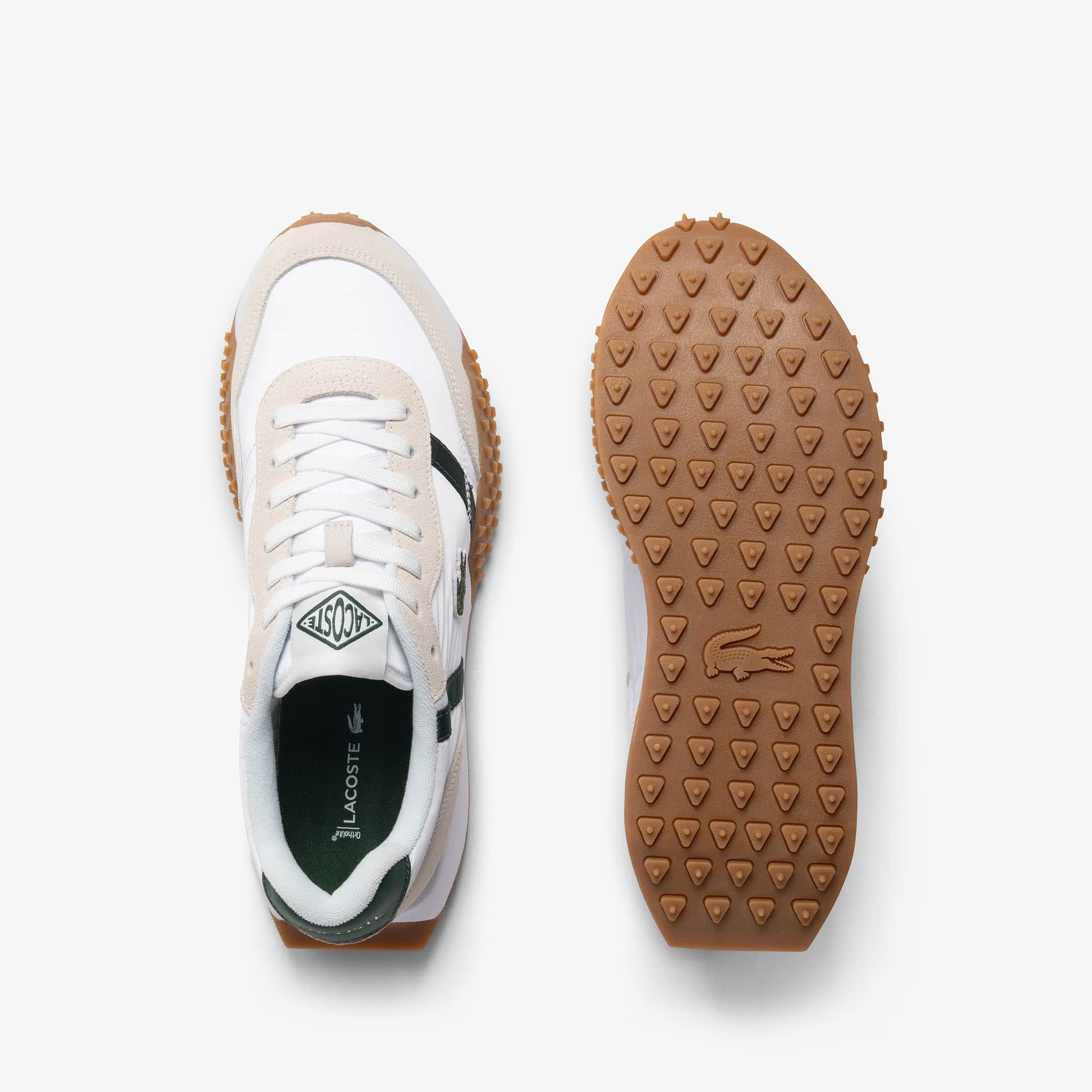 Men's L-Spin Evo Sneakers - WHITE/DARK GREEN