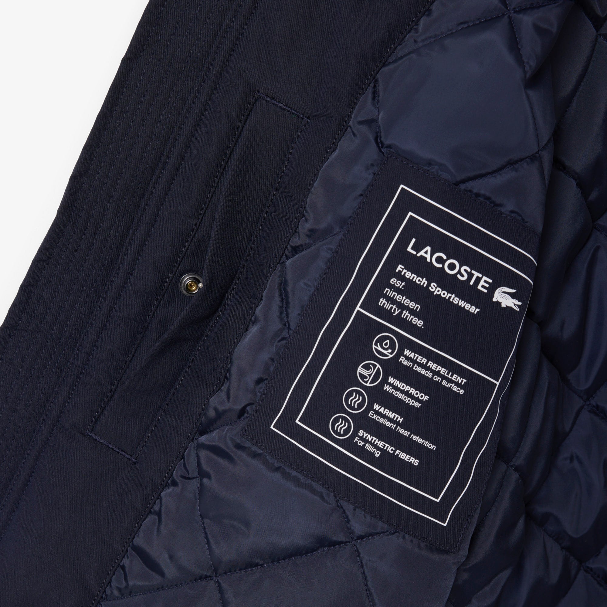 Water-Repellent Bomber - Abysm blue