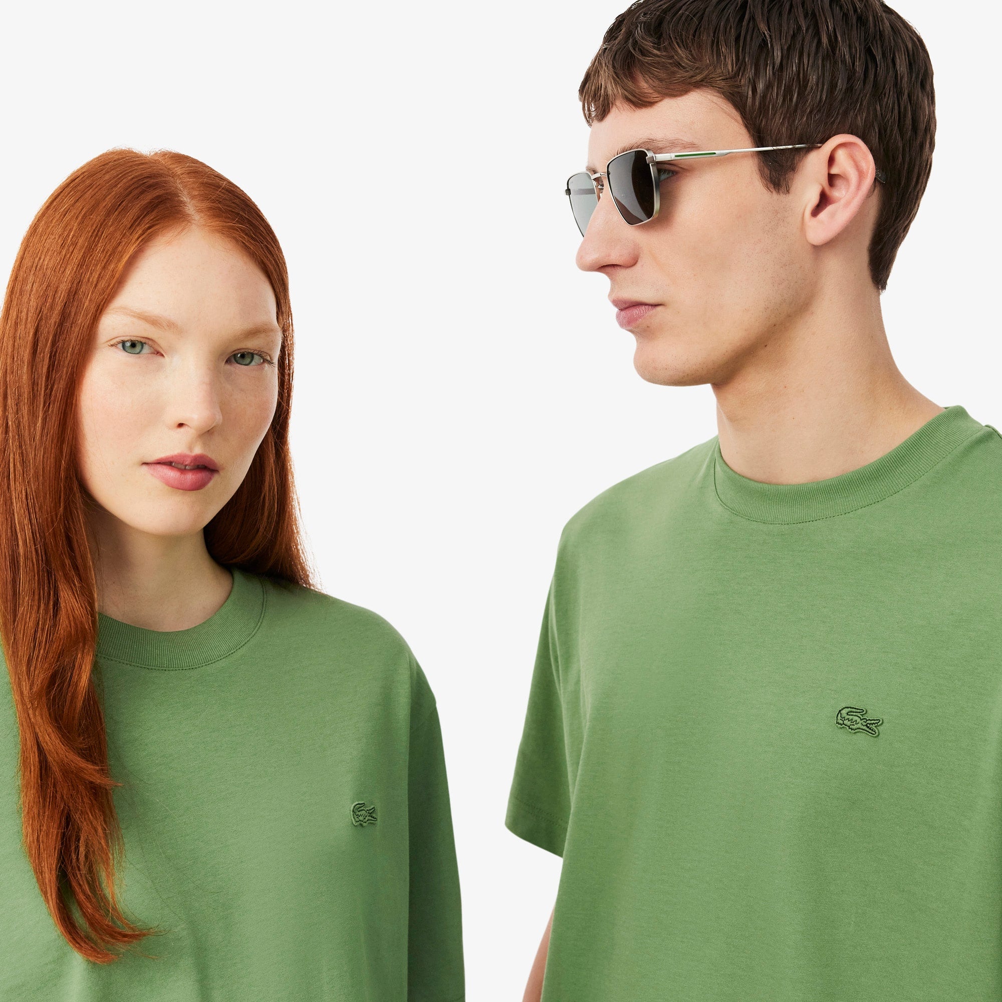 Unisex Loose Fit Heavy Jersey T-Shirt - Green