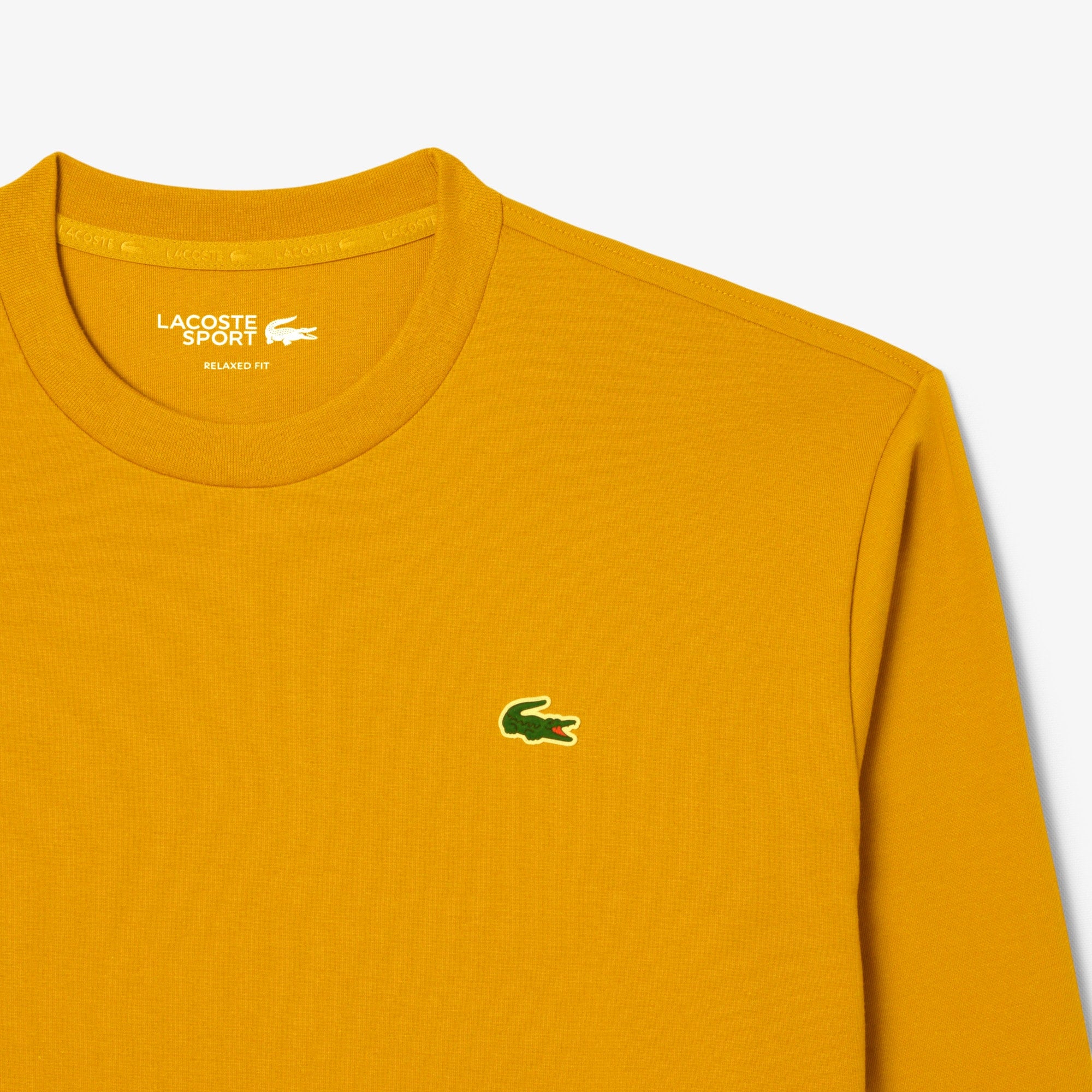 Men's Ultra Dry Long Sleeve Golf T-Shirt - Orange