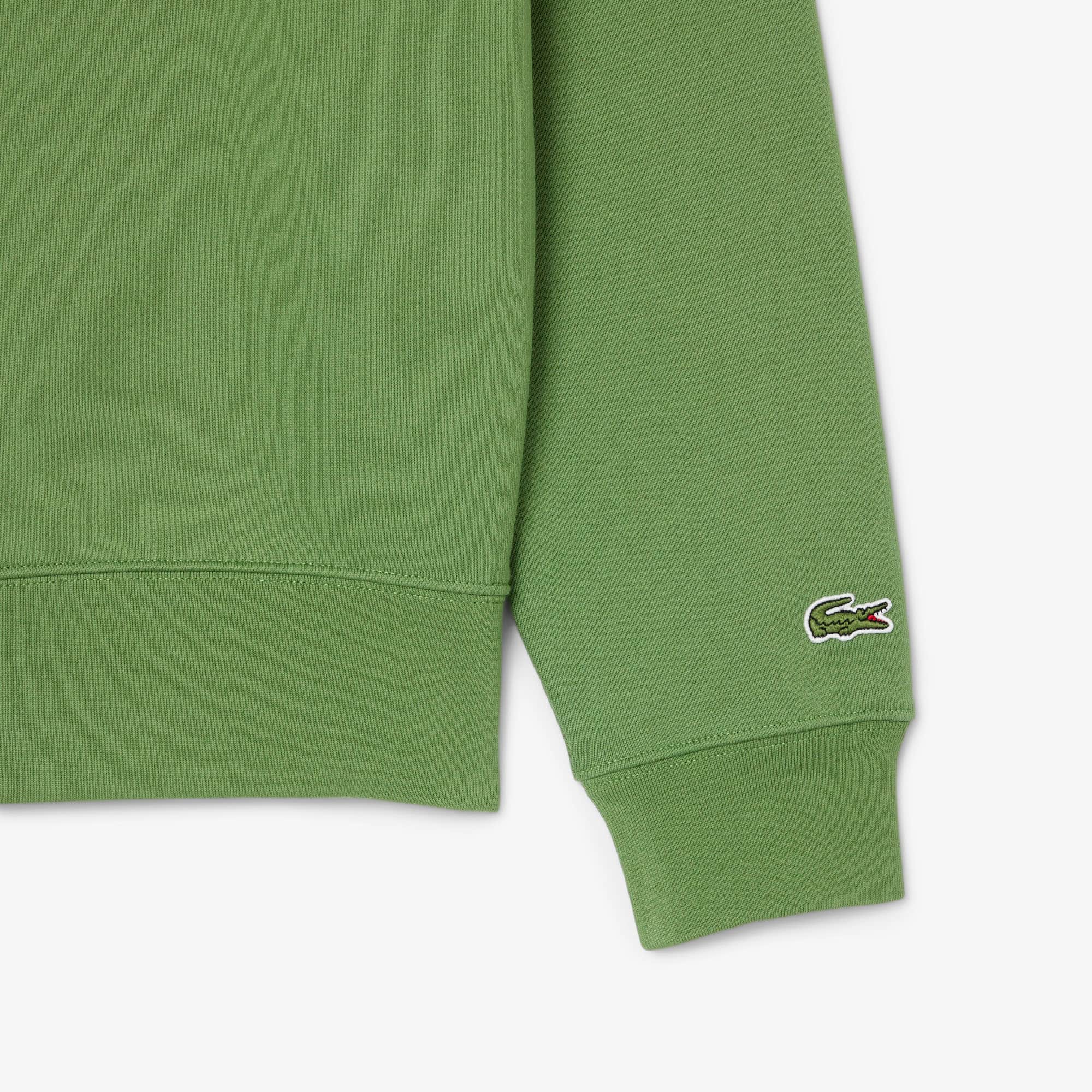 Embossed Fleece Sweatshirt - Green