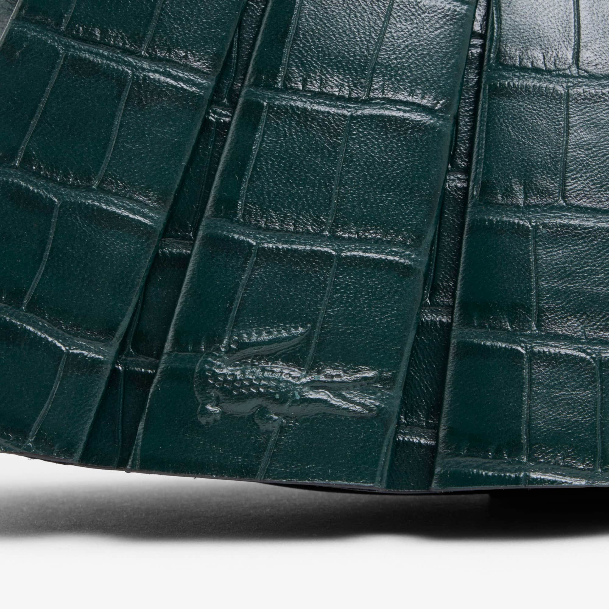 Runway H Lenglen Effect Leather Bag - Green gables