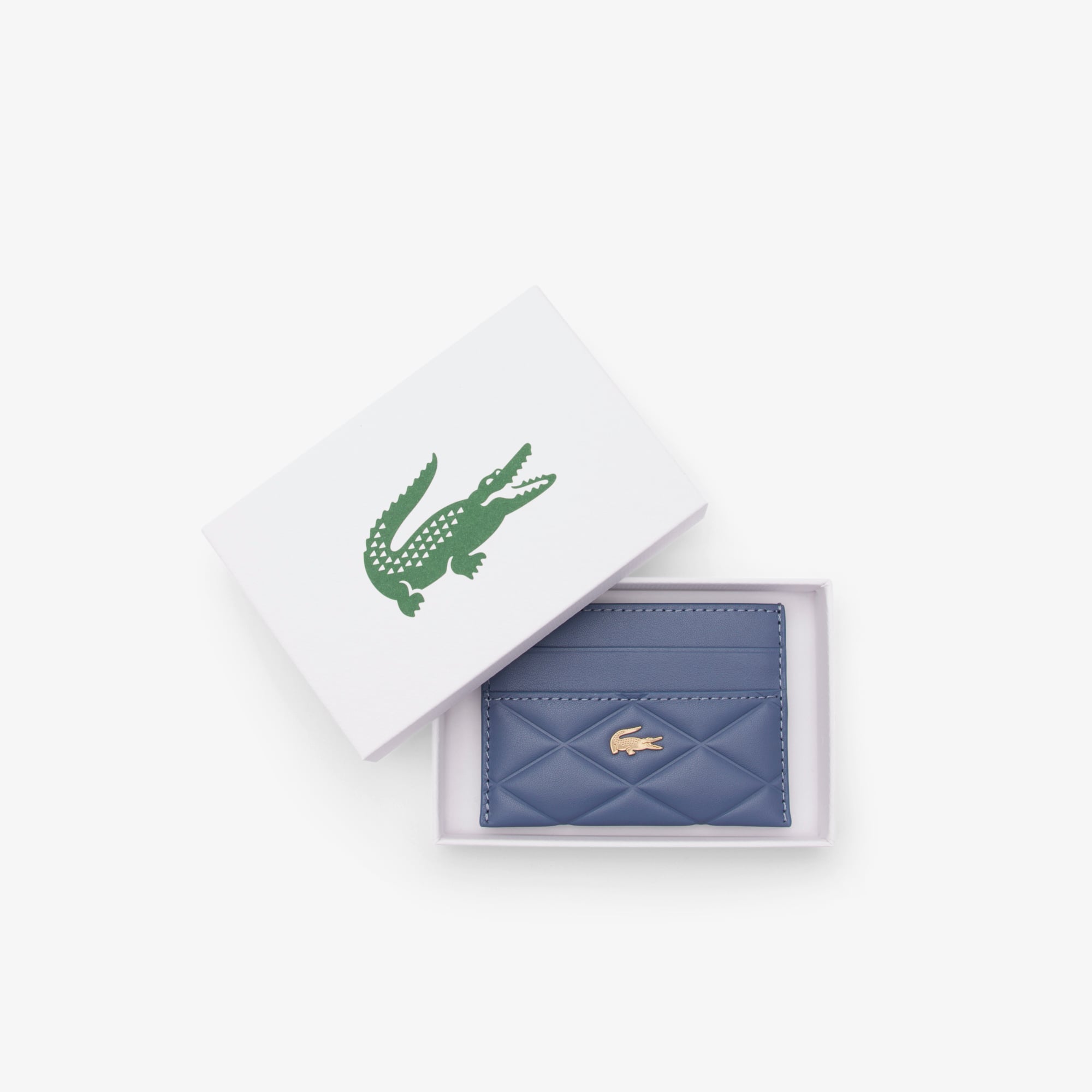 Crocodelle Leather Cardholder - FOLKSTONE GRAY