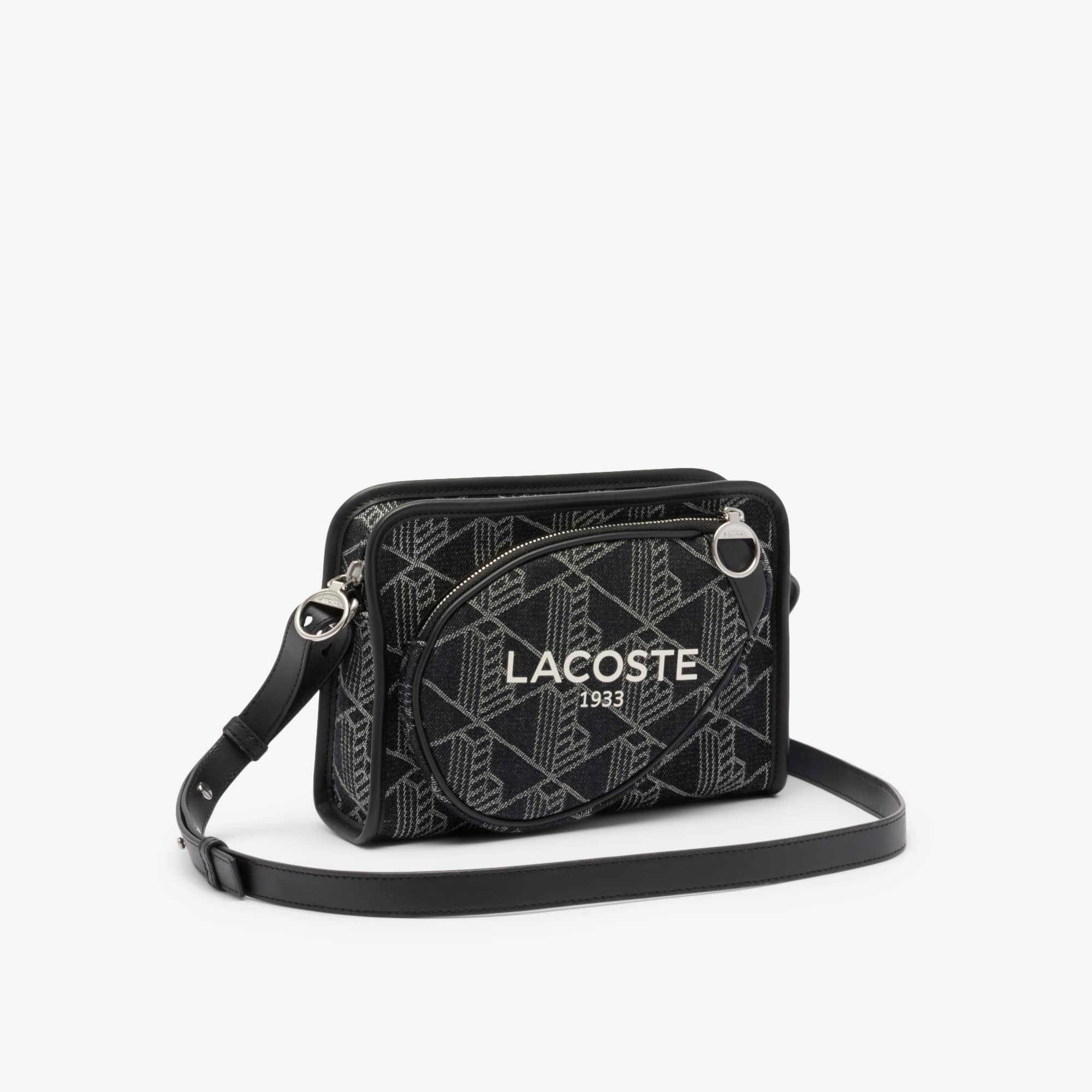 Heritage Shoulder Bag - MONO JACQUARD DENIM NOIR